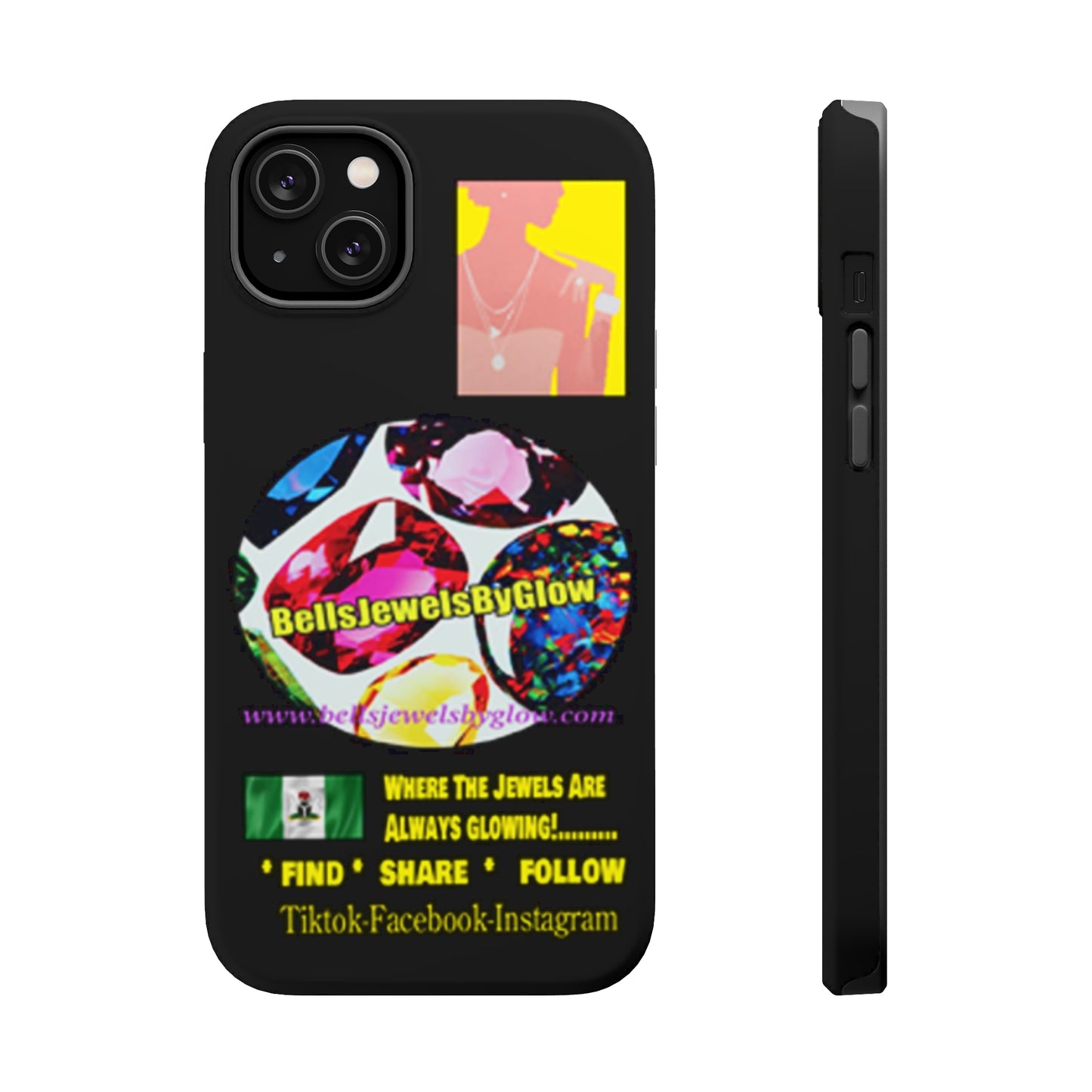 Jewels by Glow Iphone only! MagSafe Tough Cases