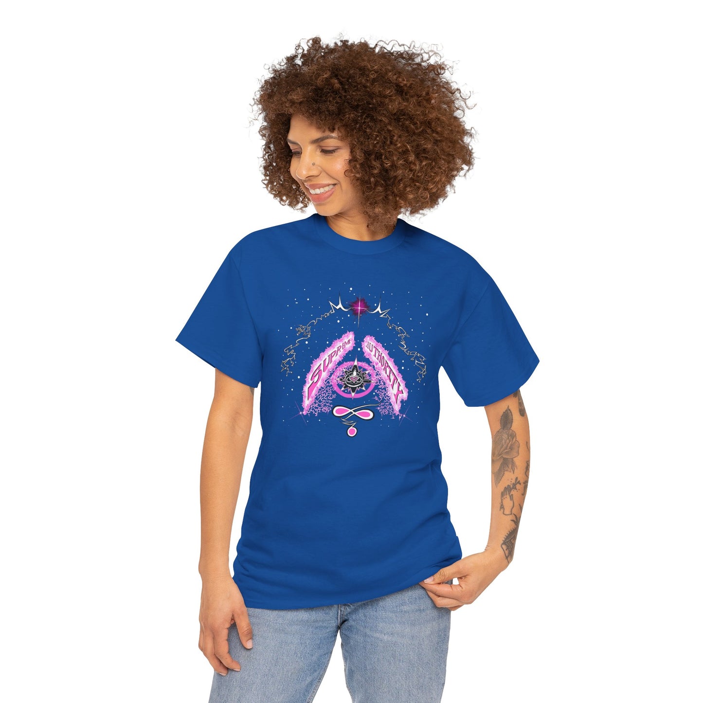 Copy of Supreme Authority pink! Unisex Heavy Cotton Tee