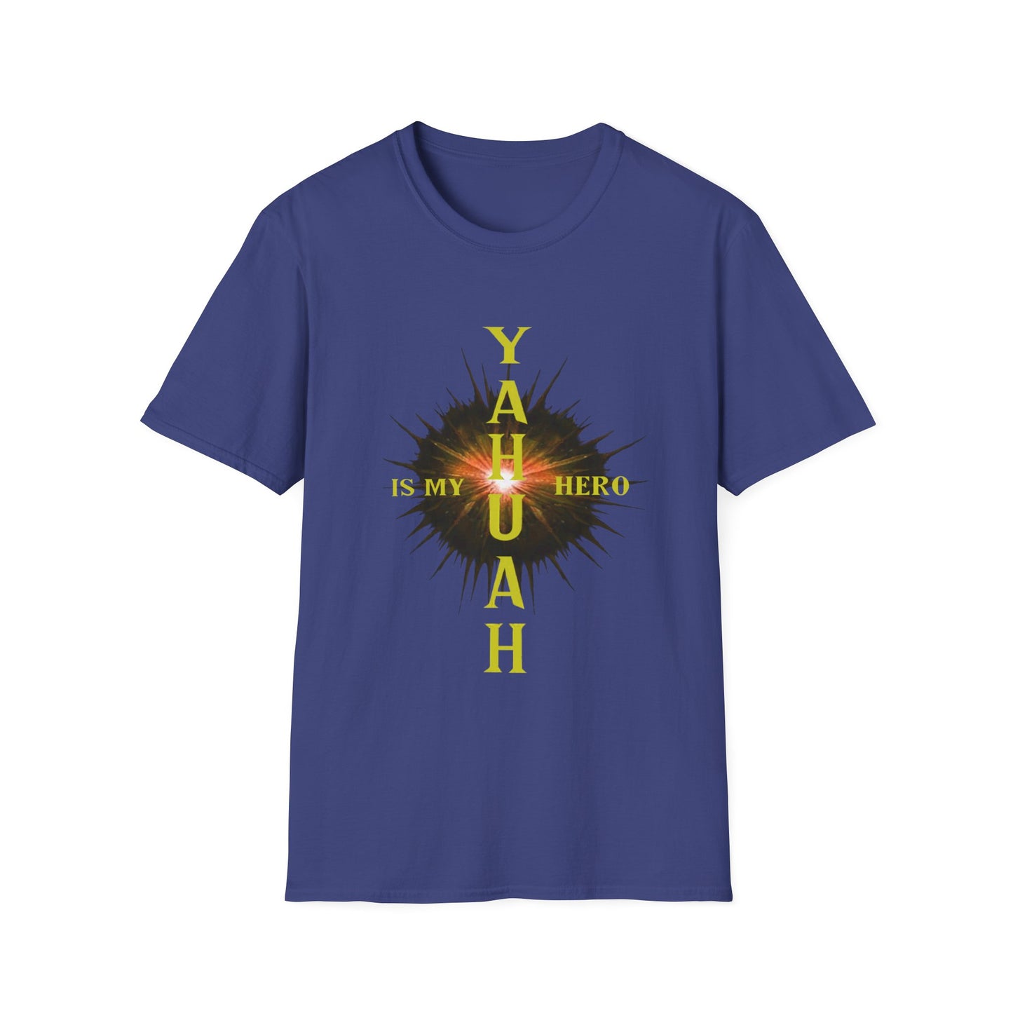 YAHUAH Is my HERO - Unisex Softstyle T-Shirt