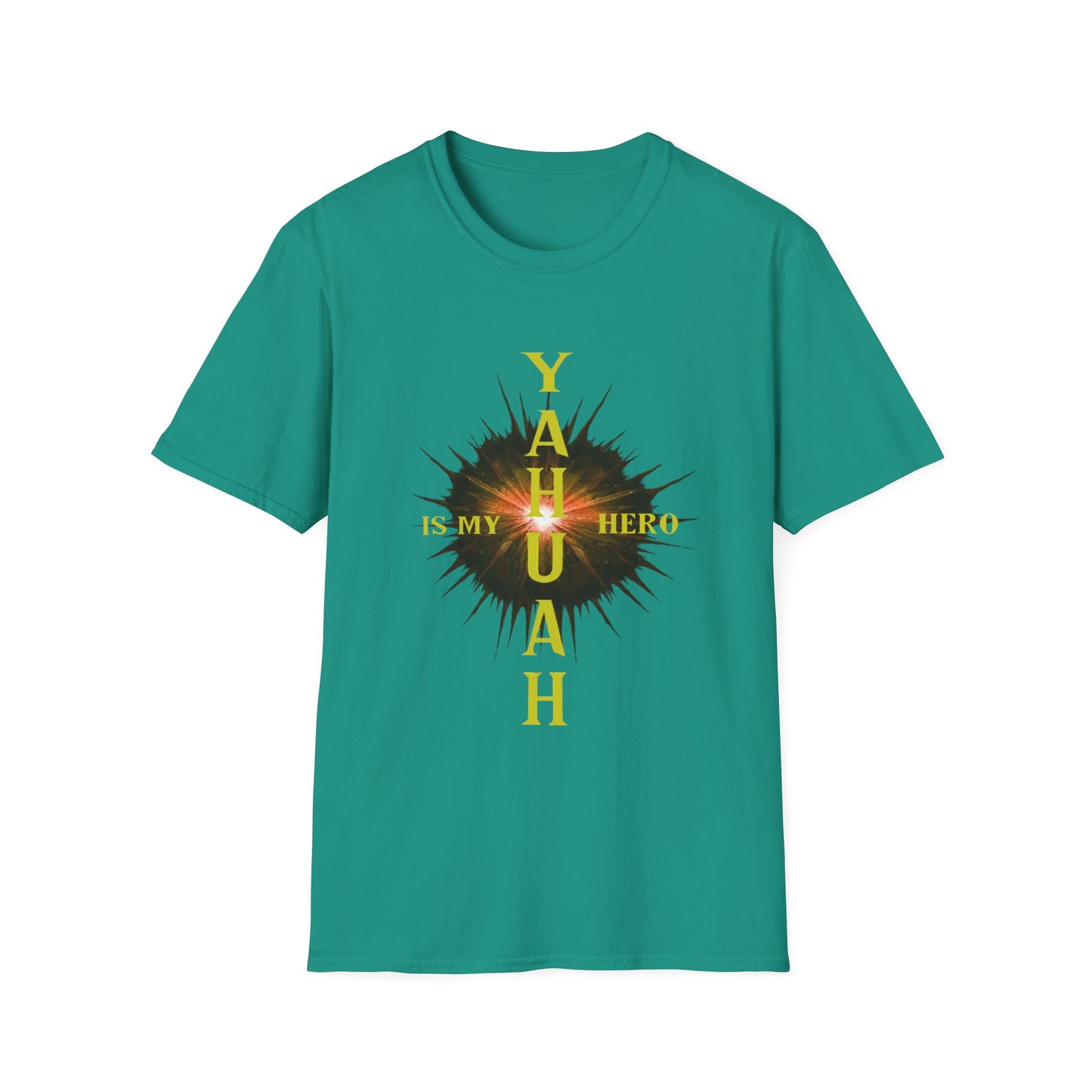 YAHUAH Is my HERO - Unisex Softstyle T-Shirt