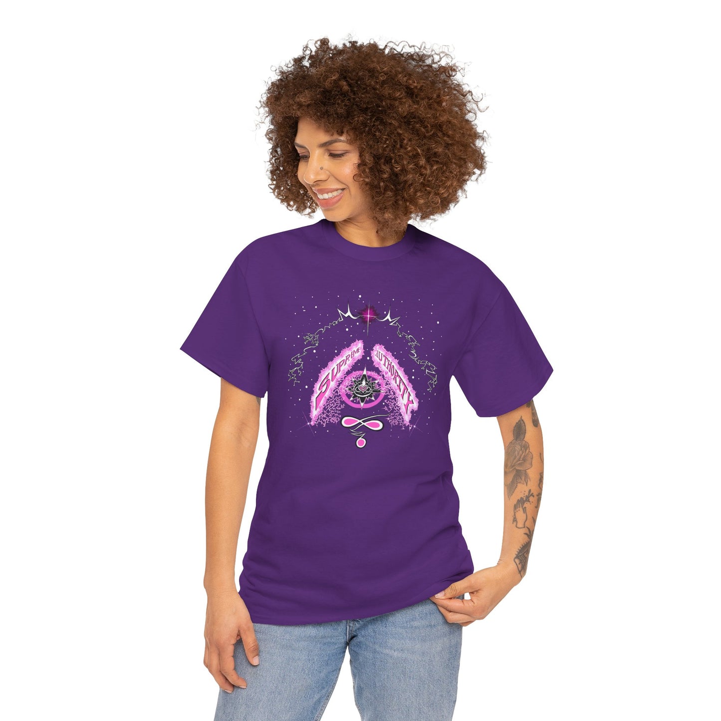 Copy of Supreme Authority pink! Unisex Heavy Cotton Tee