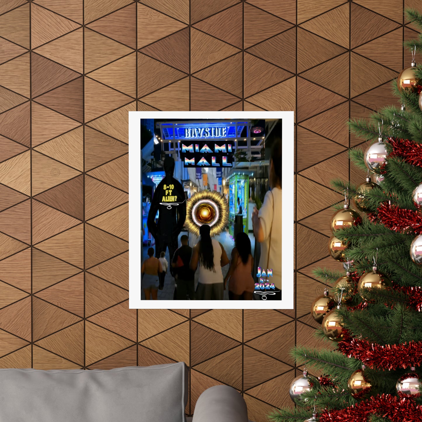 Copy of Miami Alien Mall 2 - Matte Vertical Posters