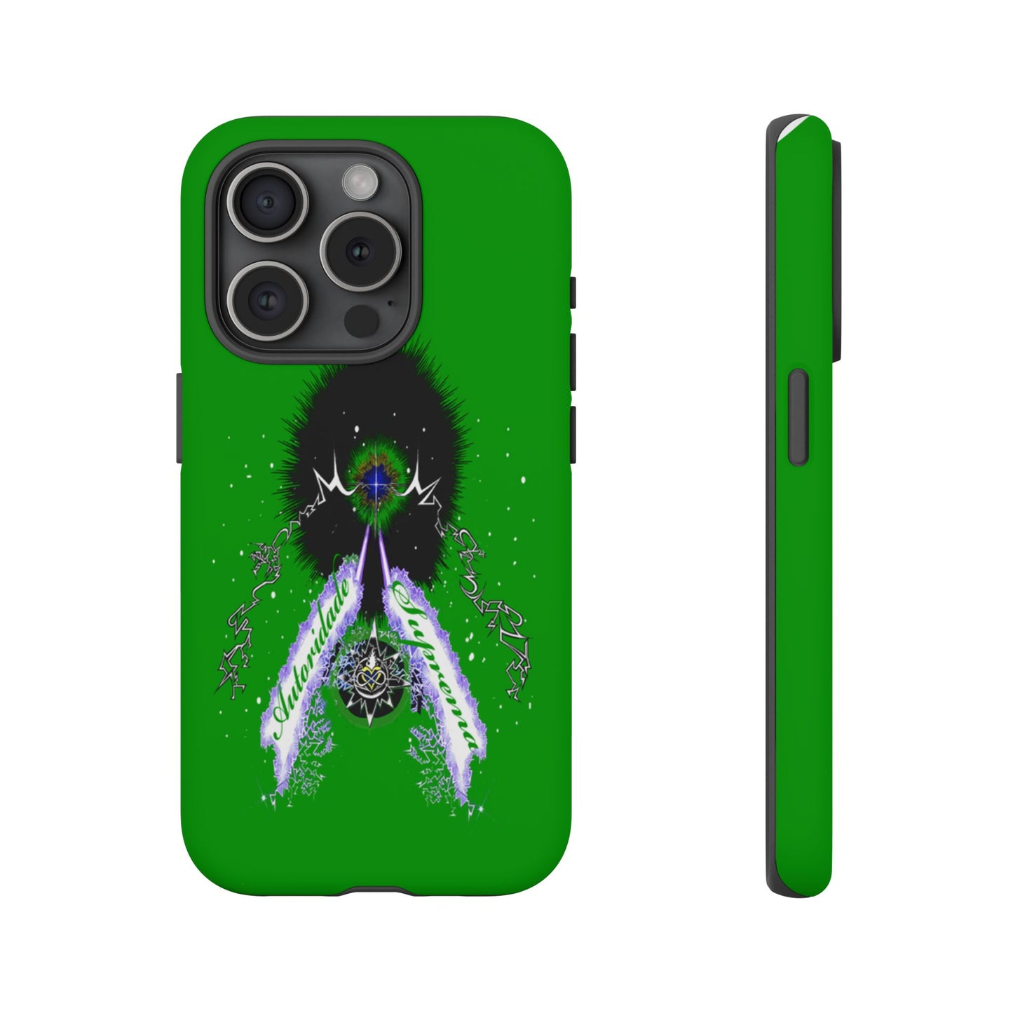 Autoridade Suprema -Portuguese -Green-Iphone only! Tough Cases