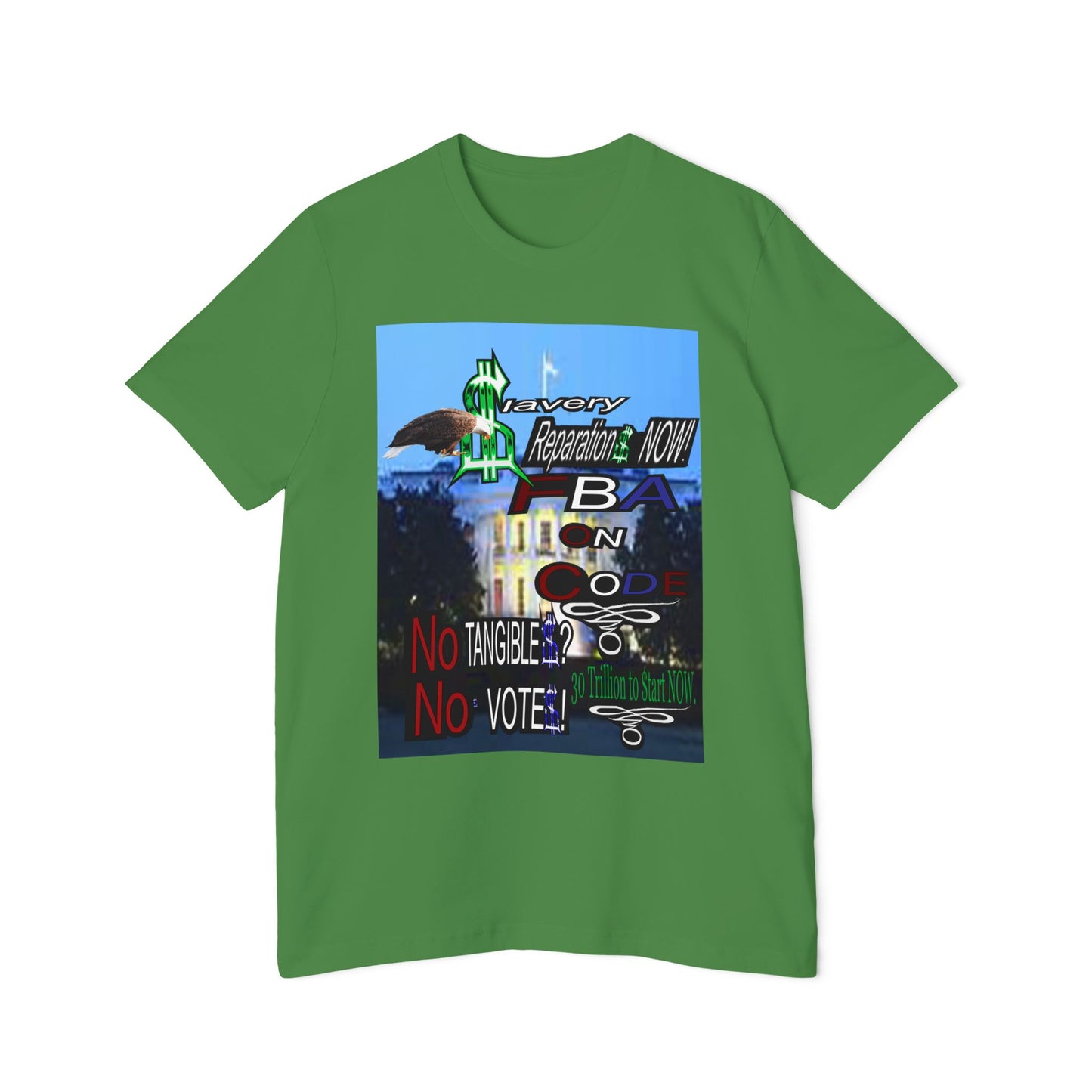 FBA Reparations now! -USA-Made Unisex Short-Sleeve Jersey T-Shirt