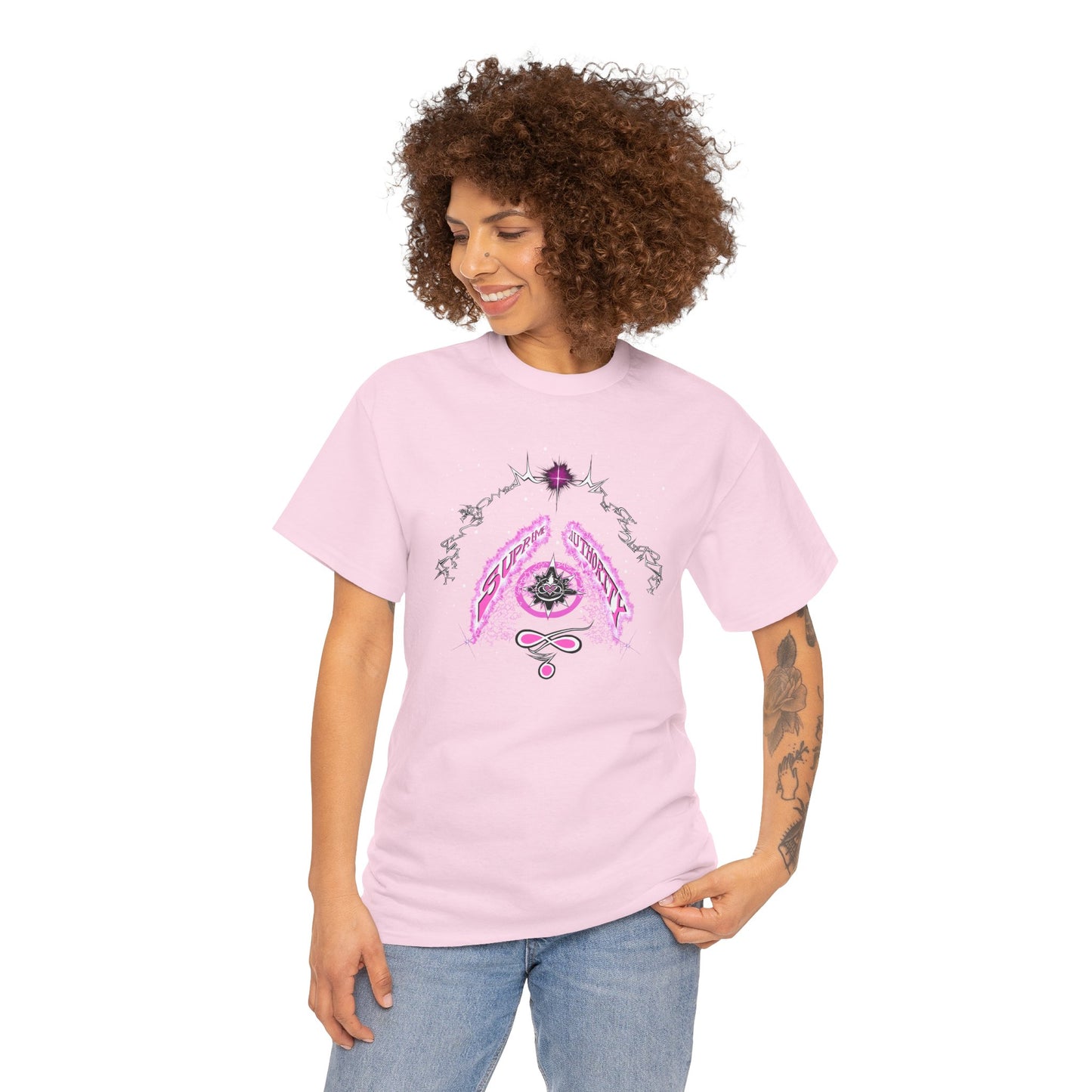 Copy of Supreme Authority pink! Unisex Heavy Cotton Tee
