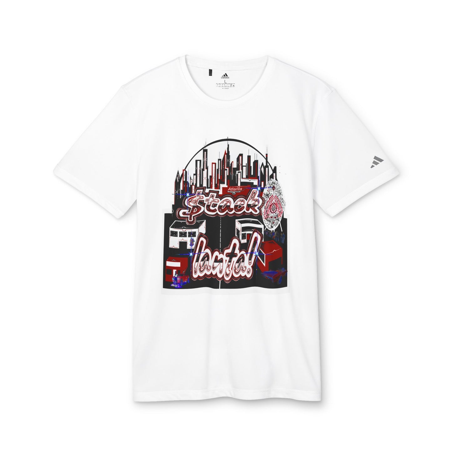 Stack-lanta! Get Money! Graffiti Remix! Supreme Authority - adidas Unisex Sport T-shirt