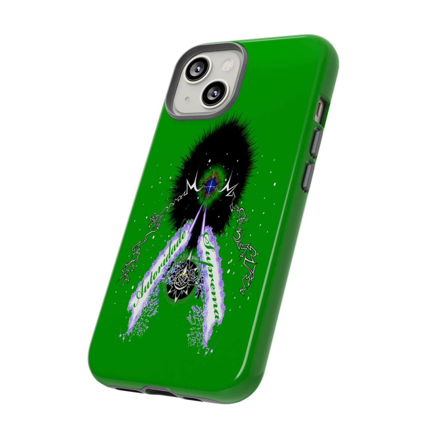 Autoridade Suprema -Portuguese -Green-Iphone only! Tough Cases