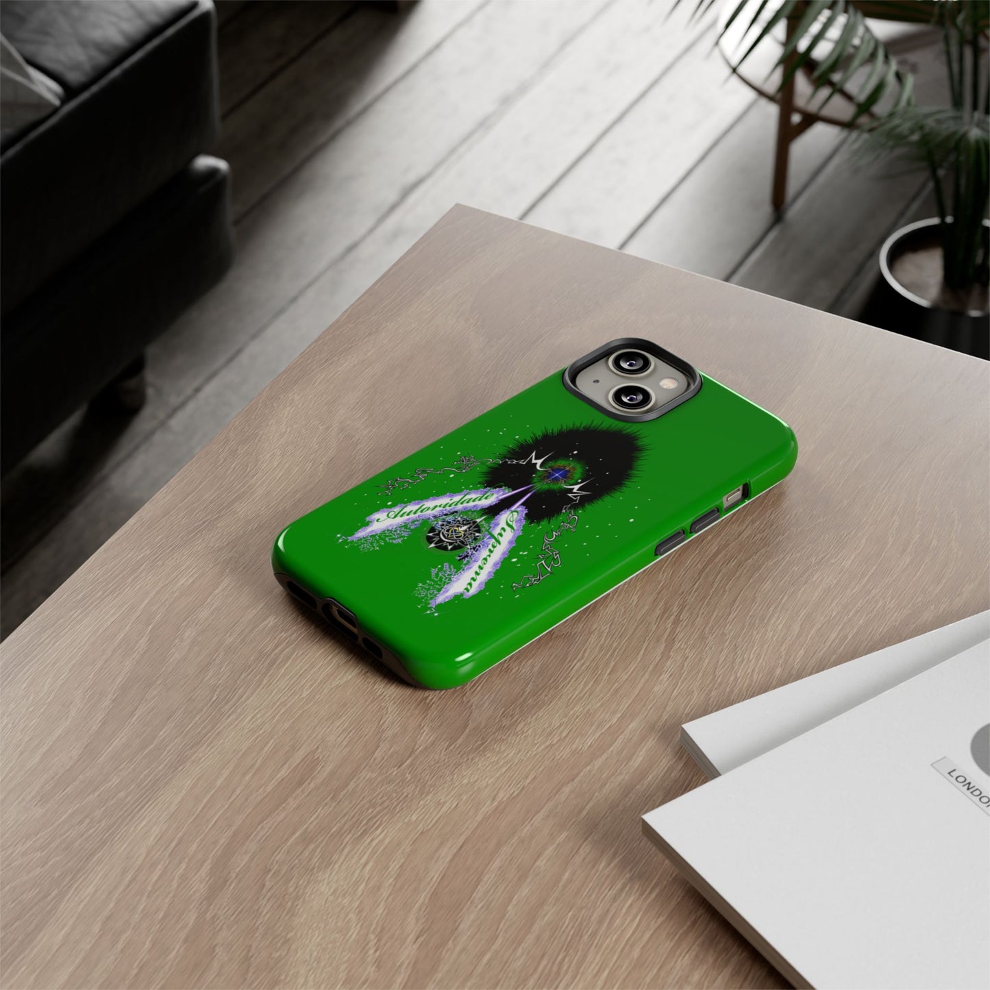 Autoridade Suprema -Portuguese -Green-Iphone only! Tough Cases