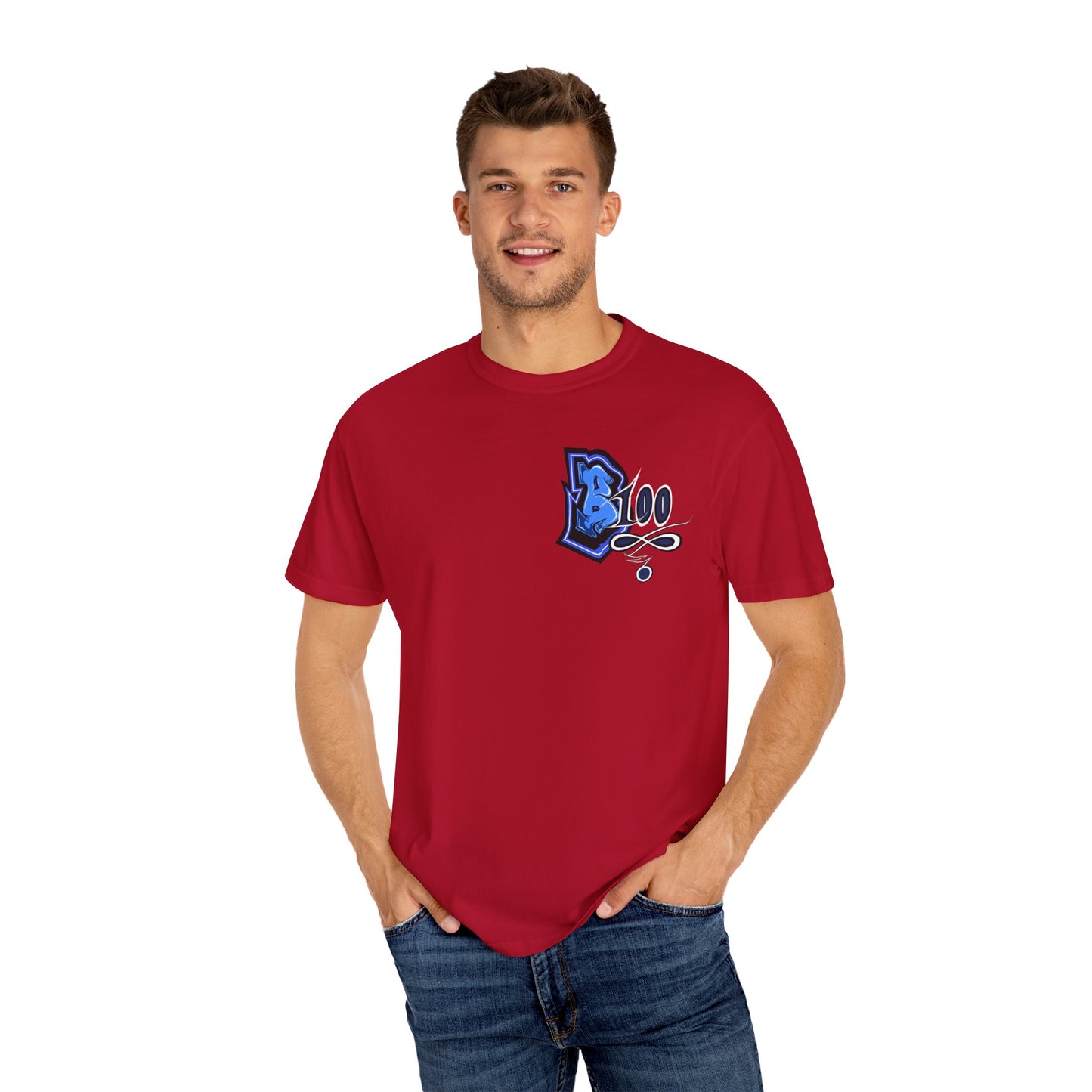 B100 -Garment-Dyed T-shirt, Casual Wear, Street Style, Gift for Friends, Everyday Comfort, Unique Graphic Tee