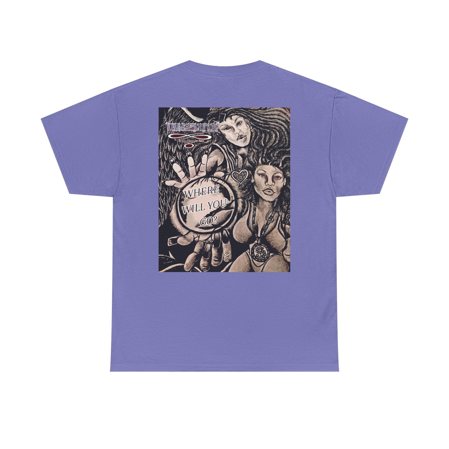 Supreme Authority " Where Will You Go? " Chic Artistic Tee: Fashion for Creatives, Streetwear Style, Unique Gift, Artist Merch, Casual Statement Shirt