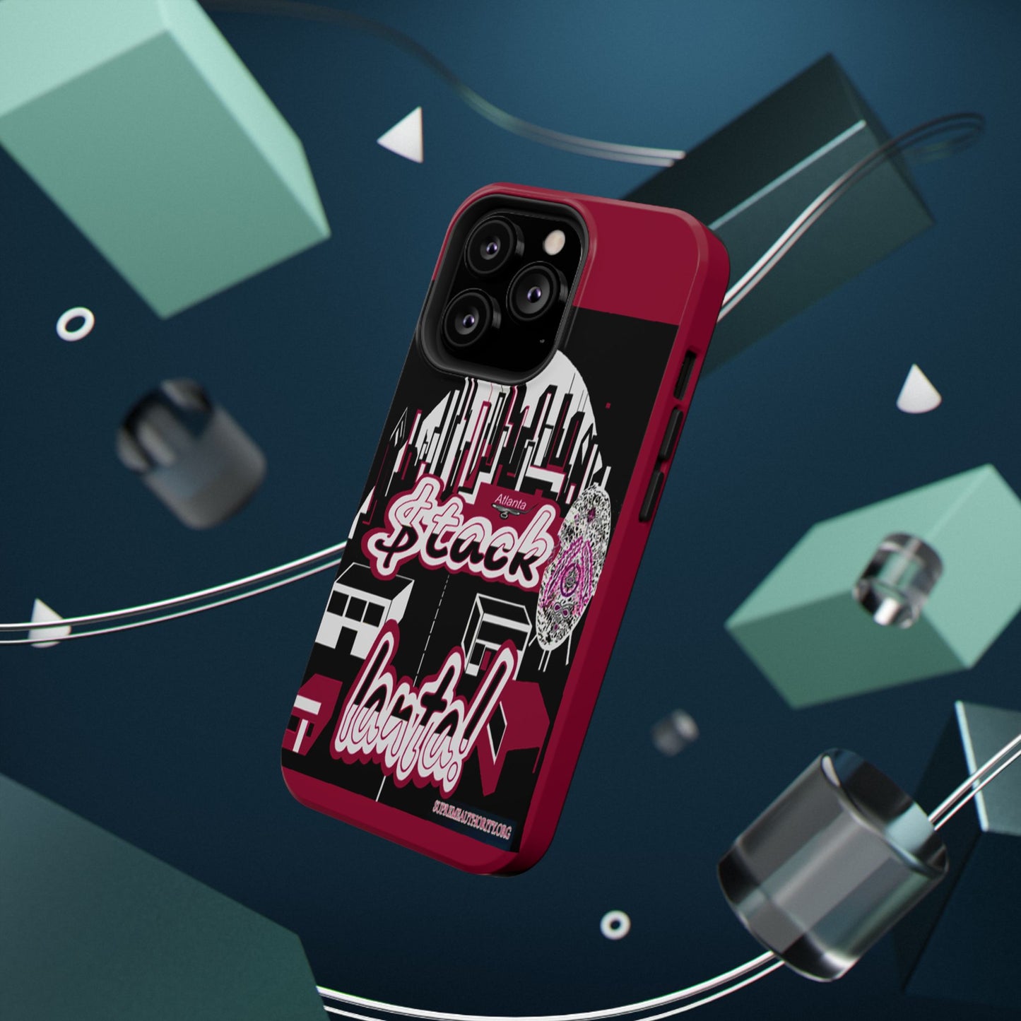 Stack-lanta 2!Remix Red Supreme Authority Iphone ONLY -Impact-Resistant Cases