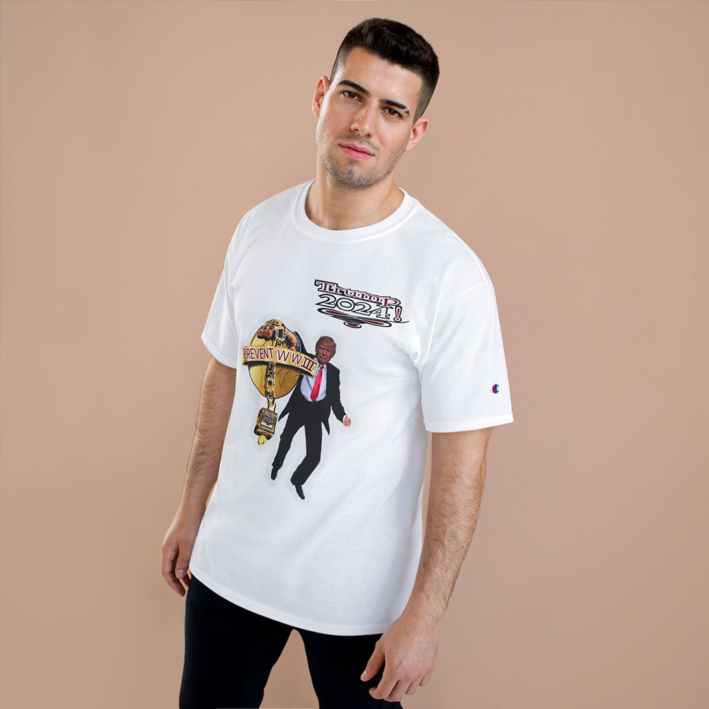 Trump Prevent WW3 1 -Champion T-Shirt
