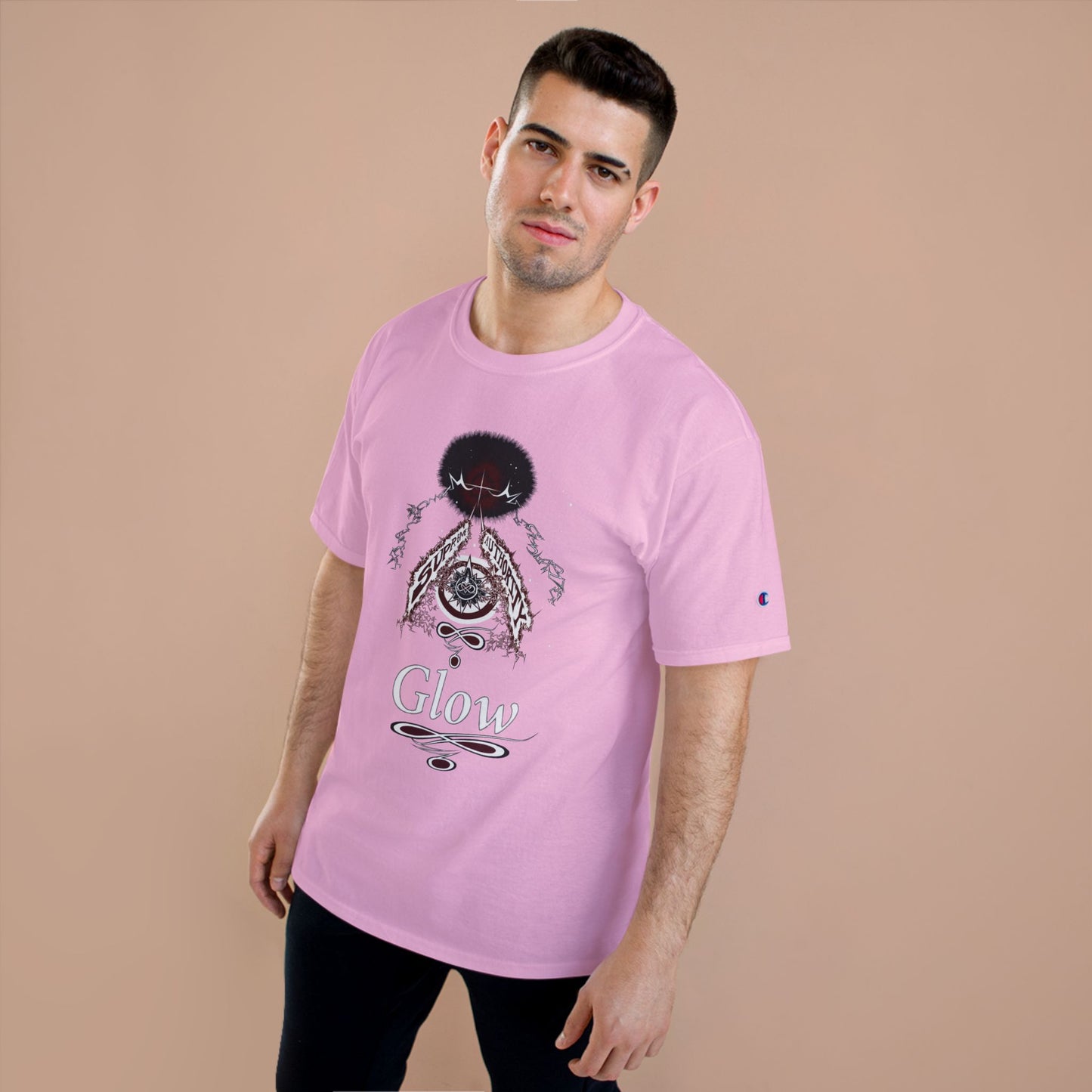 Supreme Authority Glow Philippians 4:13 Champion T-Shirt