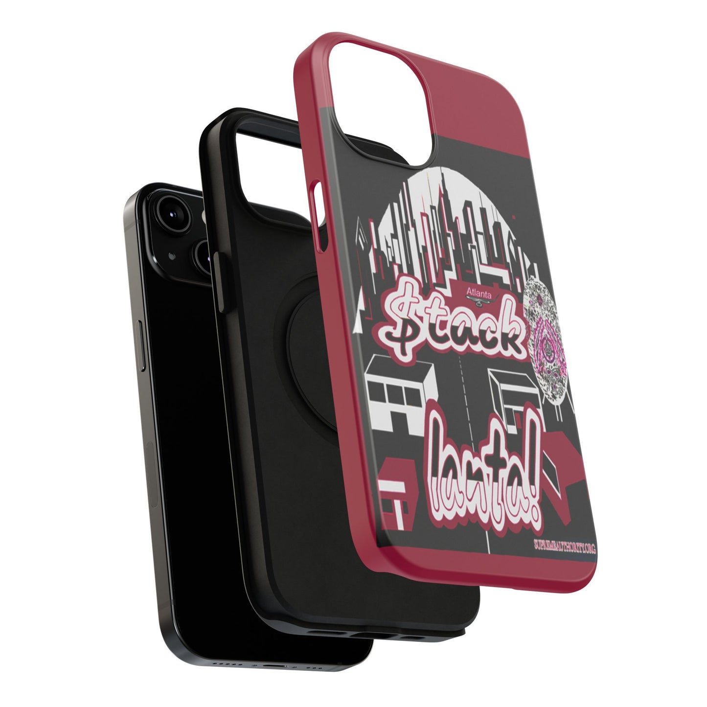 Stack-lanta 2!Remix Red Supreme Authority Iphone ONLY -Impact-Resistant Cases