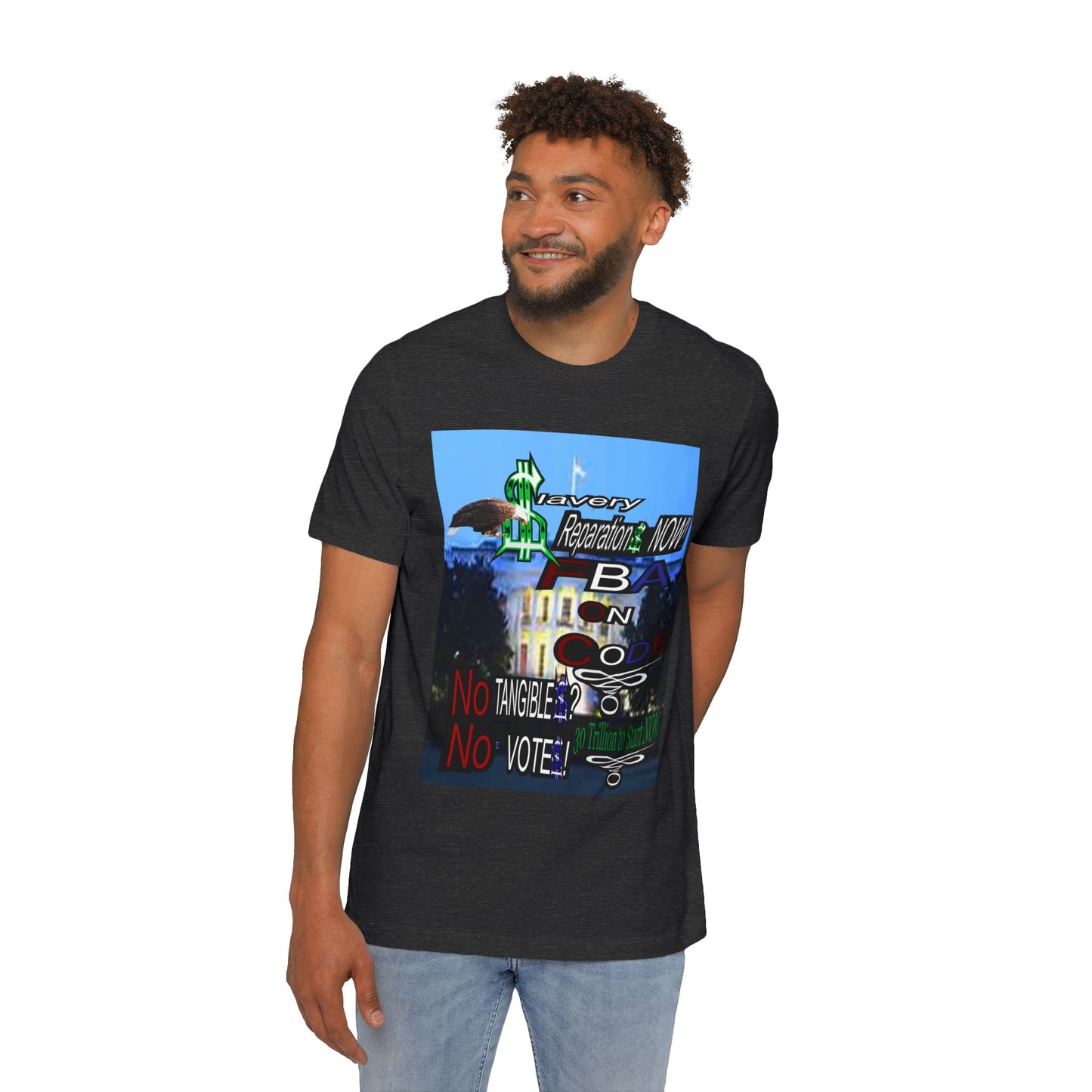 FBA Reparations now! -USA-Made Unisex Short-Sleeve Jersey T-Shirt