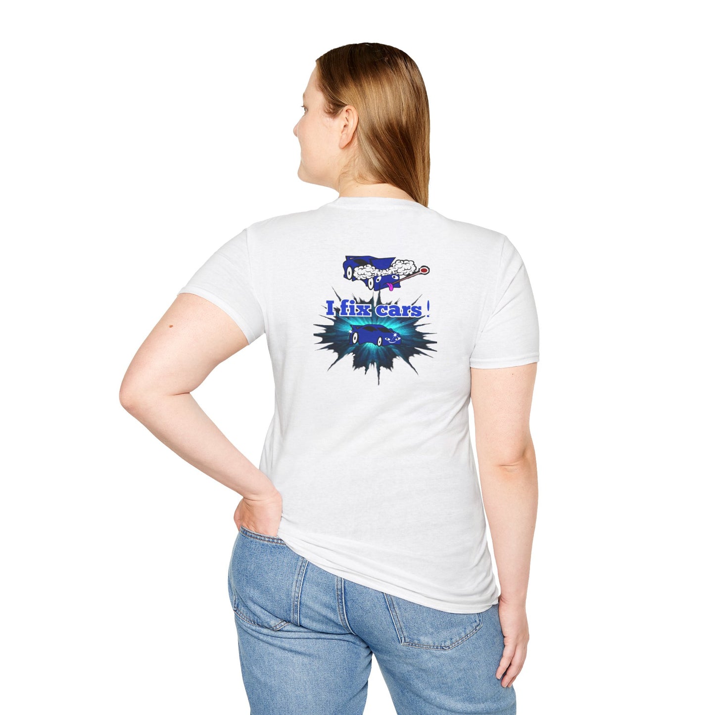 I fix cars! - Unisex Softstyle T-Shirt