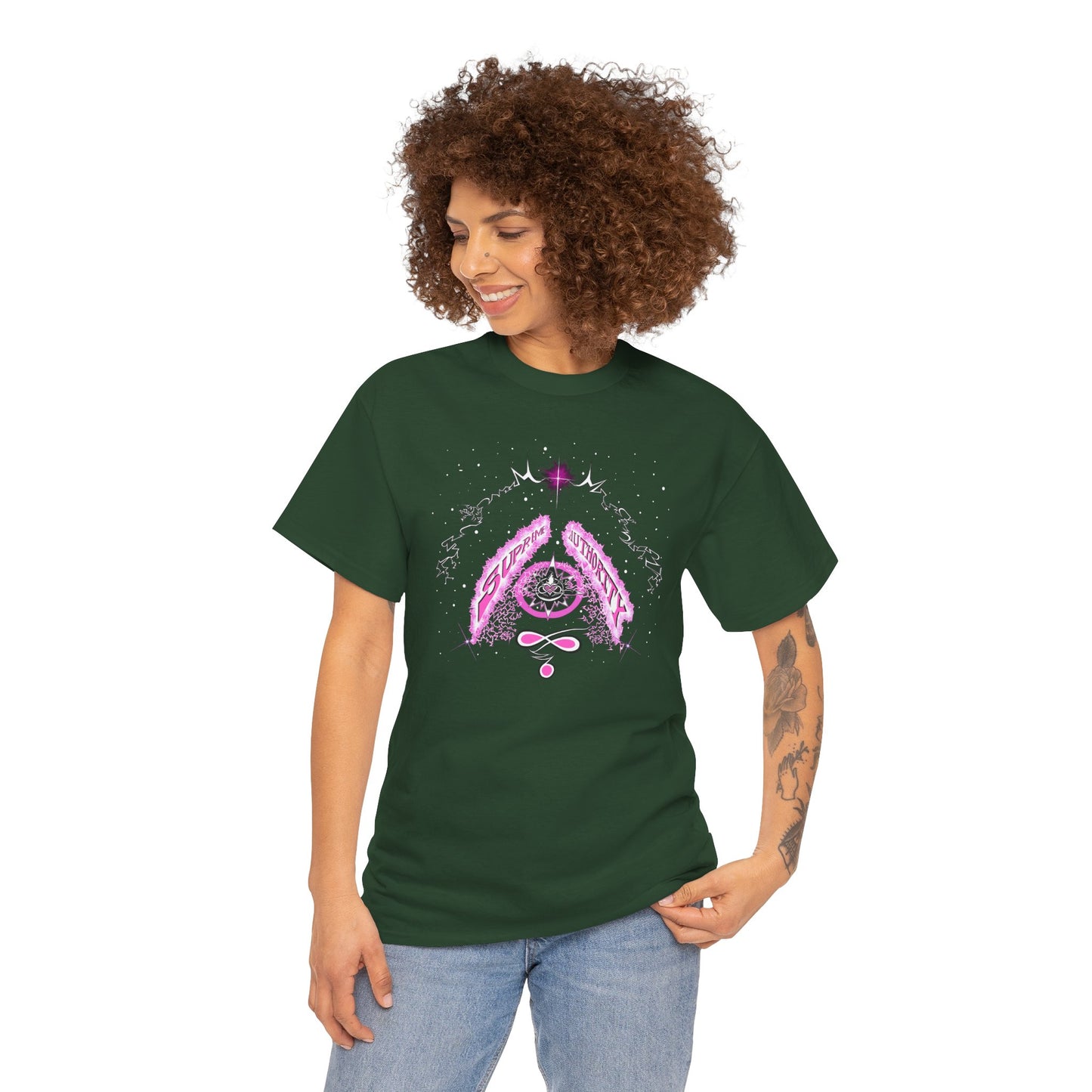 Copy of Supreme Authority pink! Unisex Heavy Cotton Tee