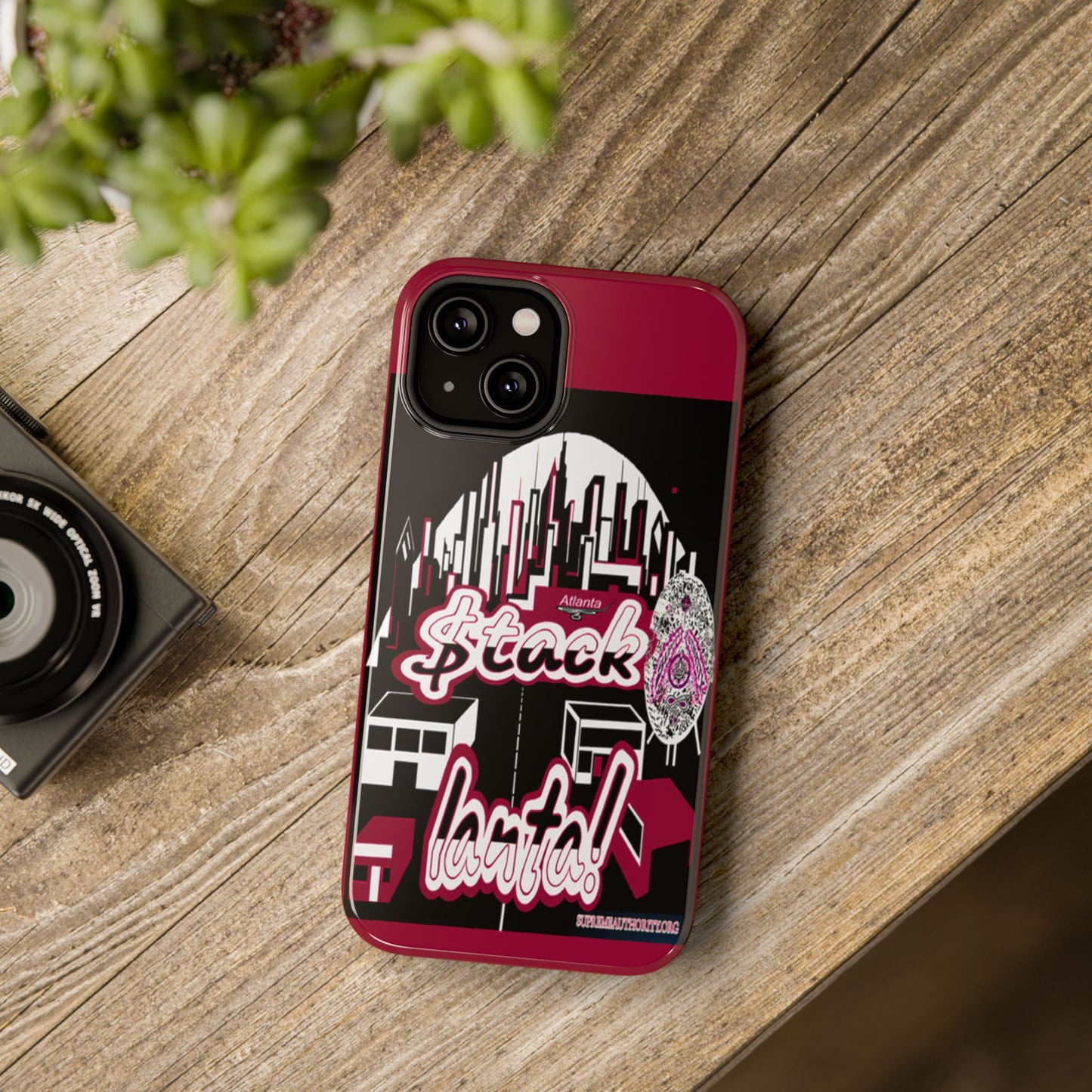 Stack-lanta 2!Remix Red Supreme Authority Iphone ONLY -Impact-Resistant Cases
