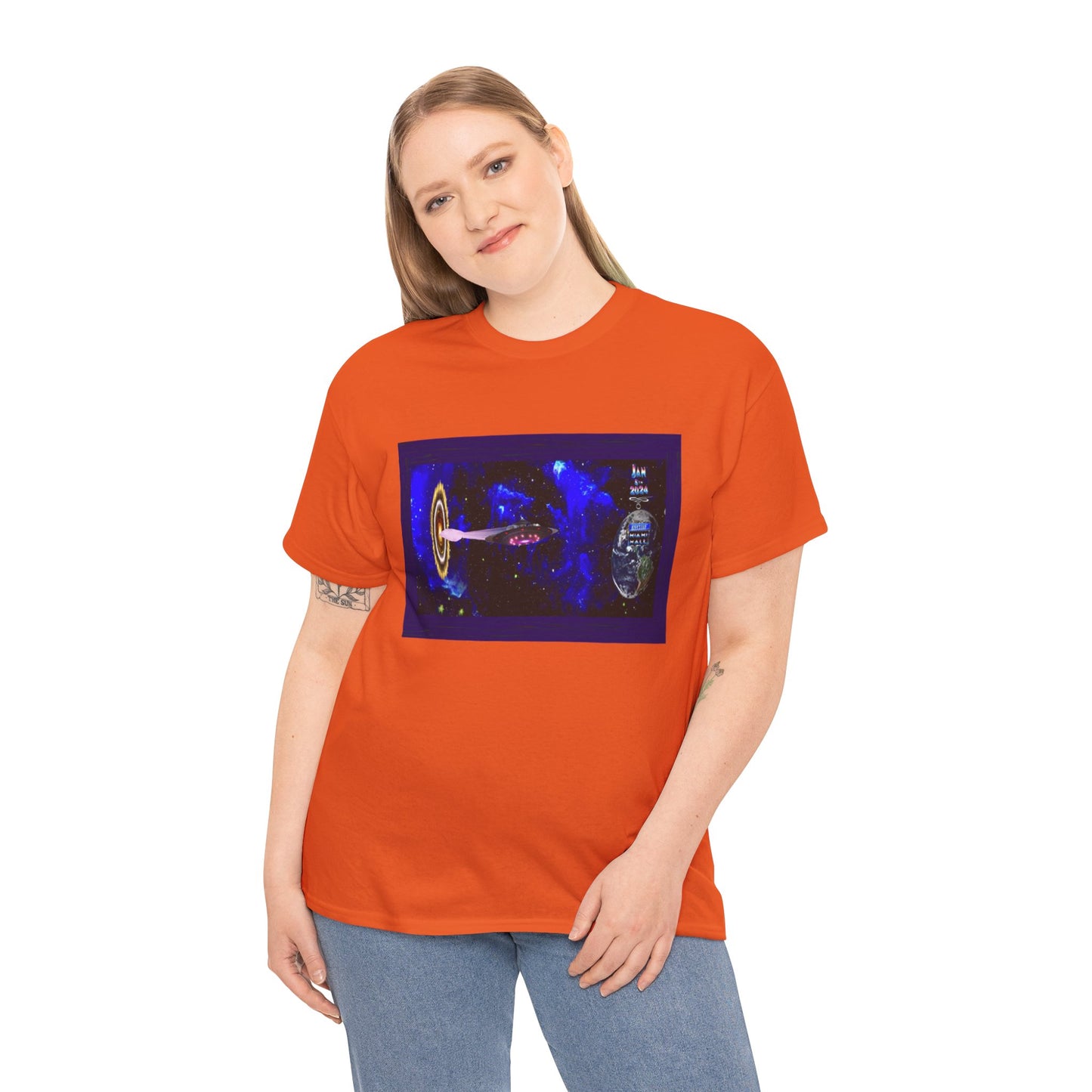 Miami Alien Mall 1 - Unisex Heavy Cotton Tee