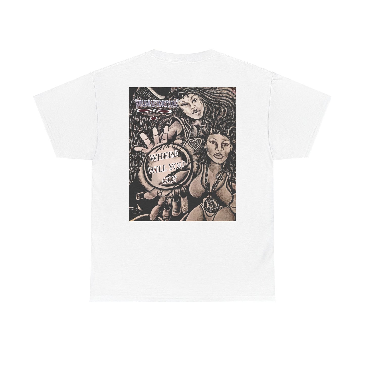 Supreme Authority " Where Will You Go? " Chic Artistic Tee: Fashion for Creatives, Streetwear Style, Unique Gift, Artist Merch, Casual Statement Shirt