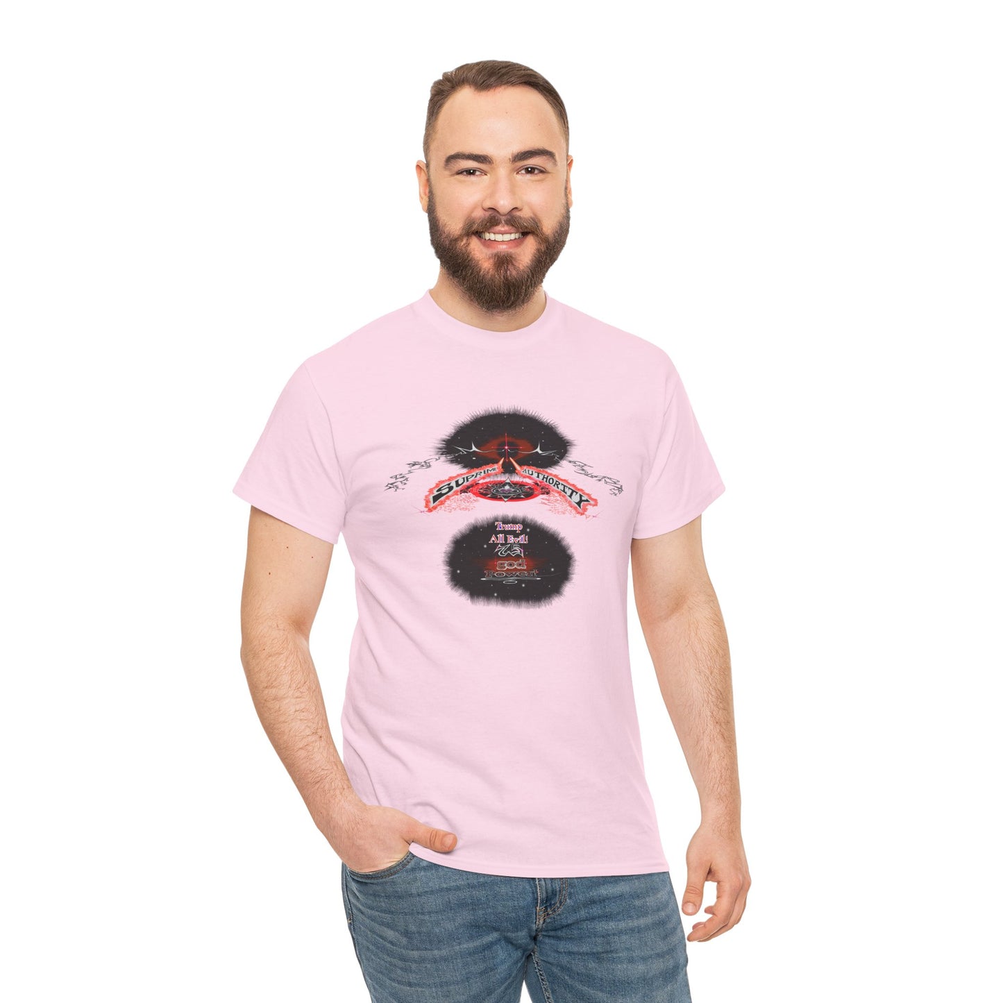 Supreme Authority Trump All Evil -Unisex Heavy Cotton Tee