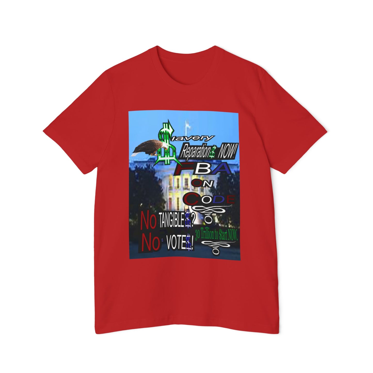 FBA Reparations now! -USA-Made Unisex Short-Sleeve Jersey T-Shirt