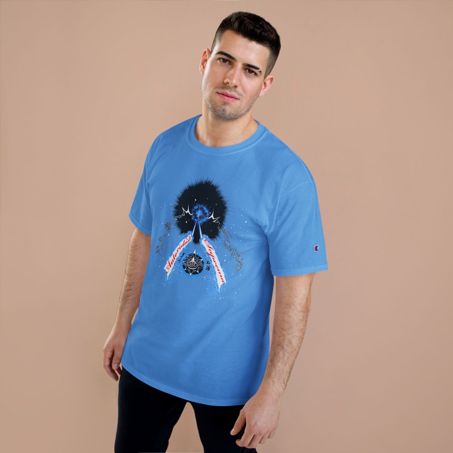 Autoridad Suprema Philipians 4:13 Champion T-Shirt