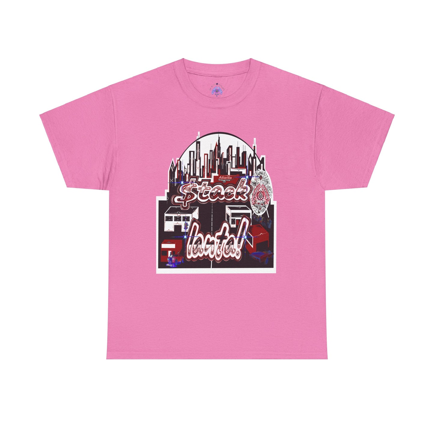 Stack-lanta Get Money graffiti Supreme Authority Unisex Heavy Cotton Tee