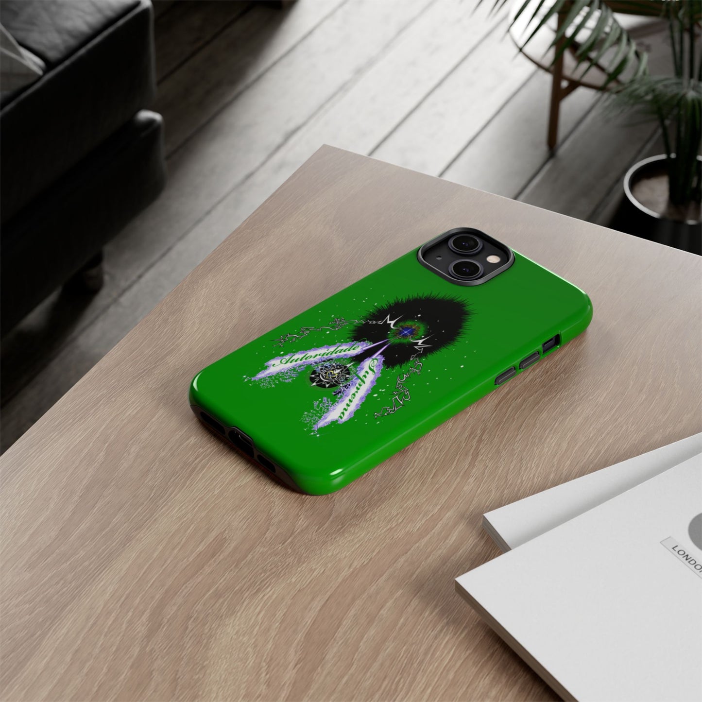 Autoridade Suprema -Portuguese -Green-Iphone only! Tough Cases