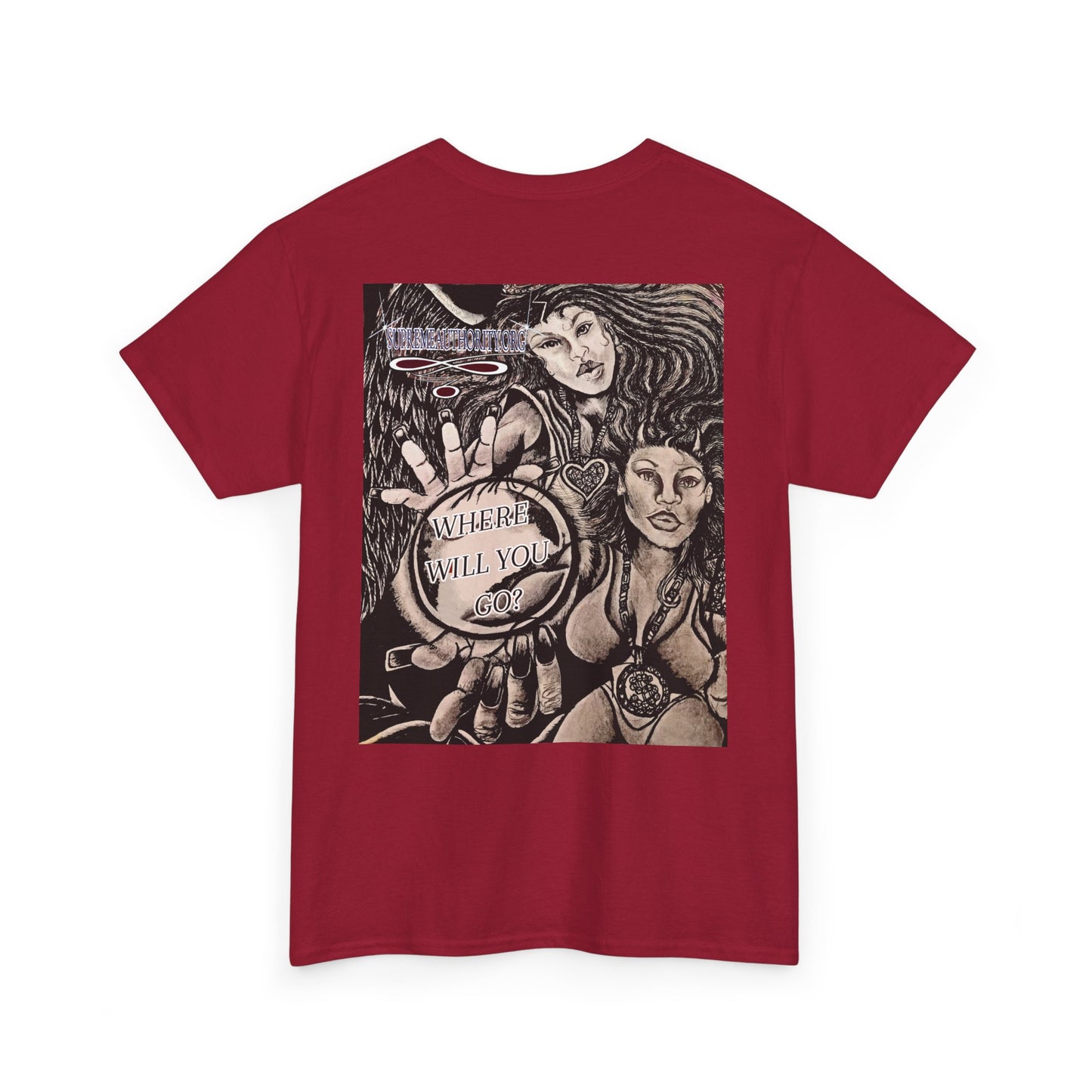 Supreme Authority " Where Will You Go? " Chic Artistic Tee: Fashion for Creatives, Streetwear Style, Unique Gift, Artist Merch, Casual Statement Shirt