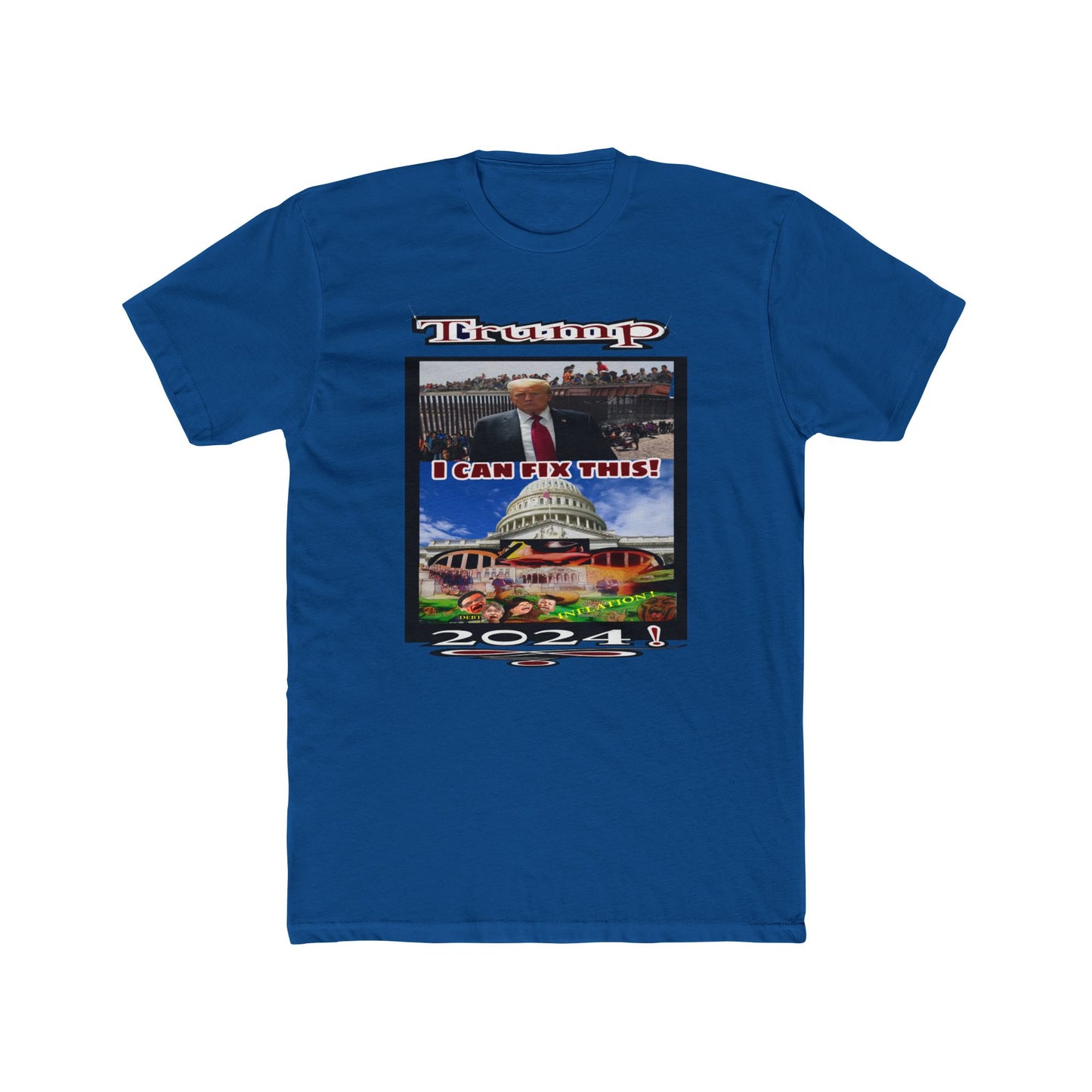 Trump I can fix this - Unisex Cotton Crew Tee