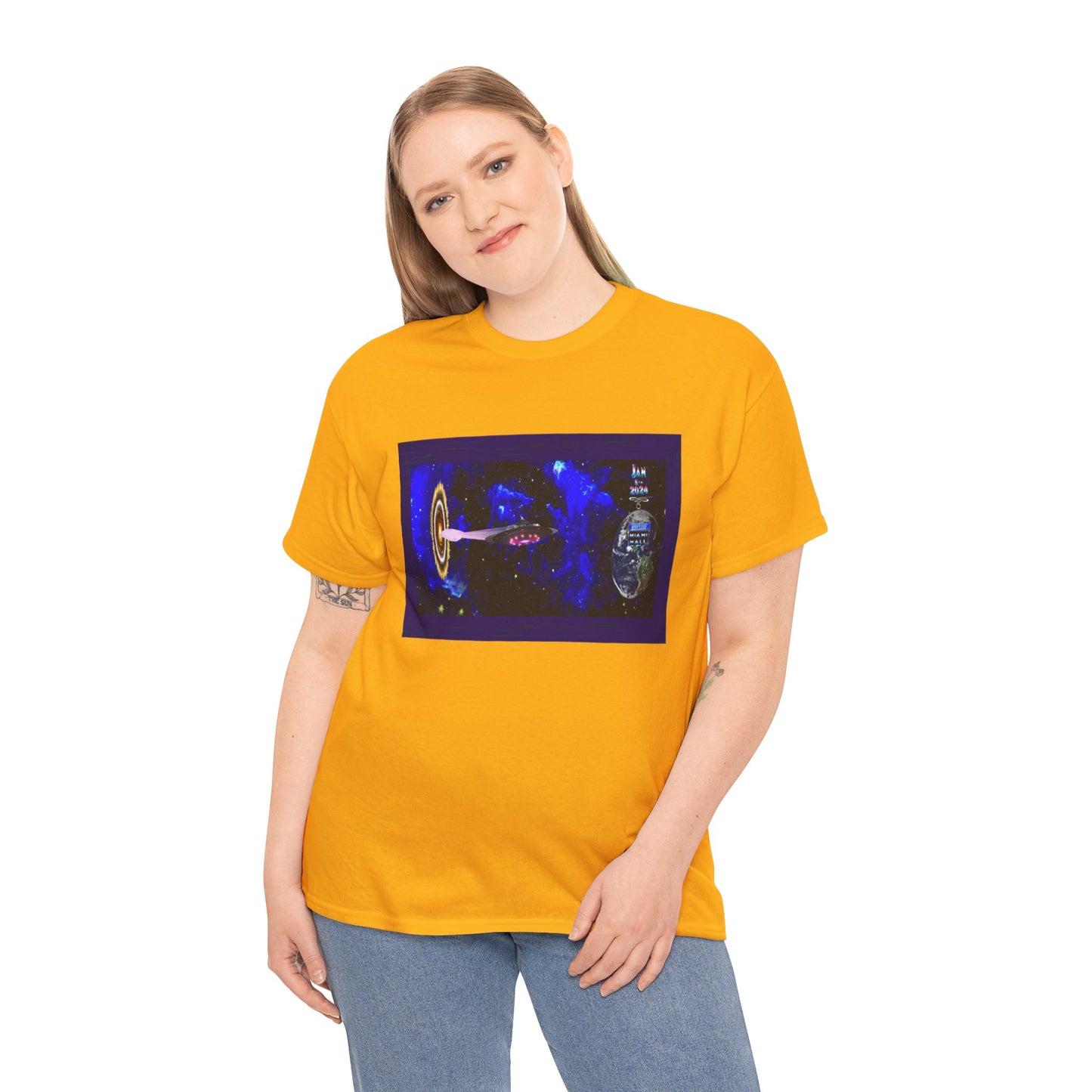 Miami Alien Mall 1 - Unisex Heavy Cotton Tee