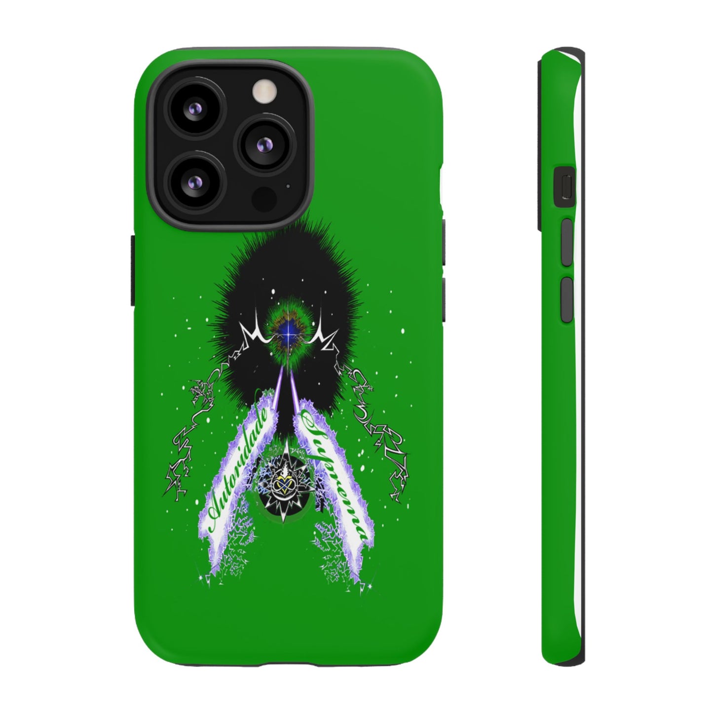 Autoridade Suprema -Portuguese -Green-Iphone only! Tough Cases