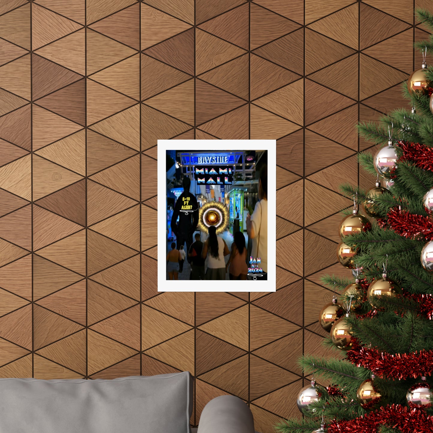 Copy of Miami Alien Mall 2 - Matte Vertical Posters