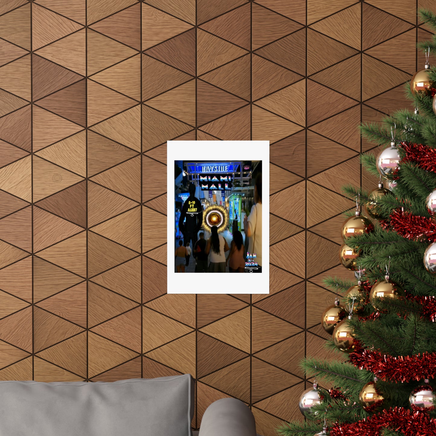 Copy of Miami Alien Mall 2 - Matte Vertical Posters