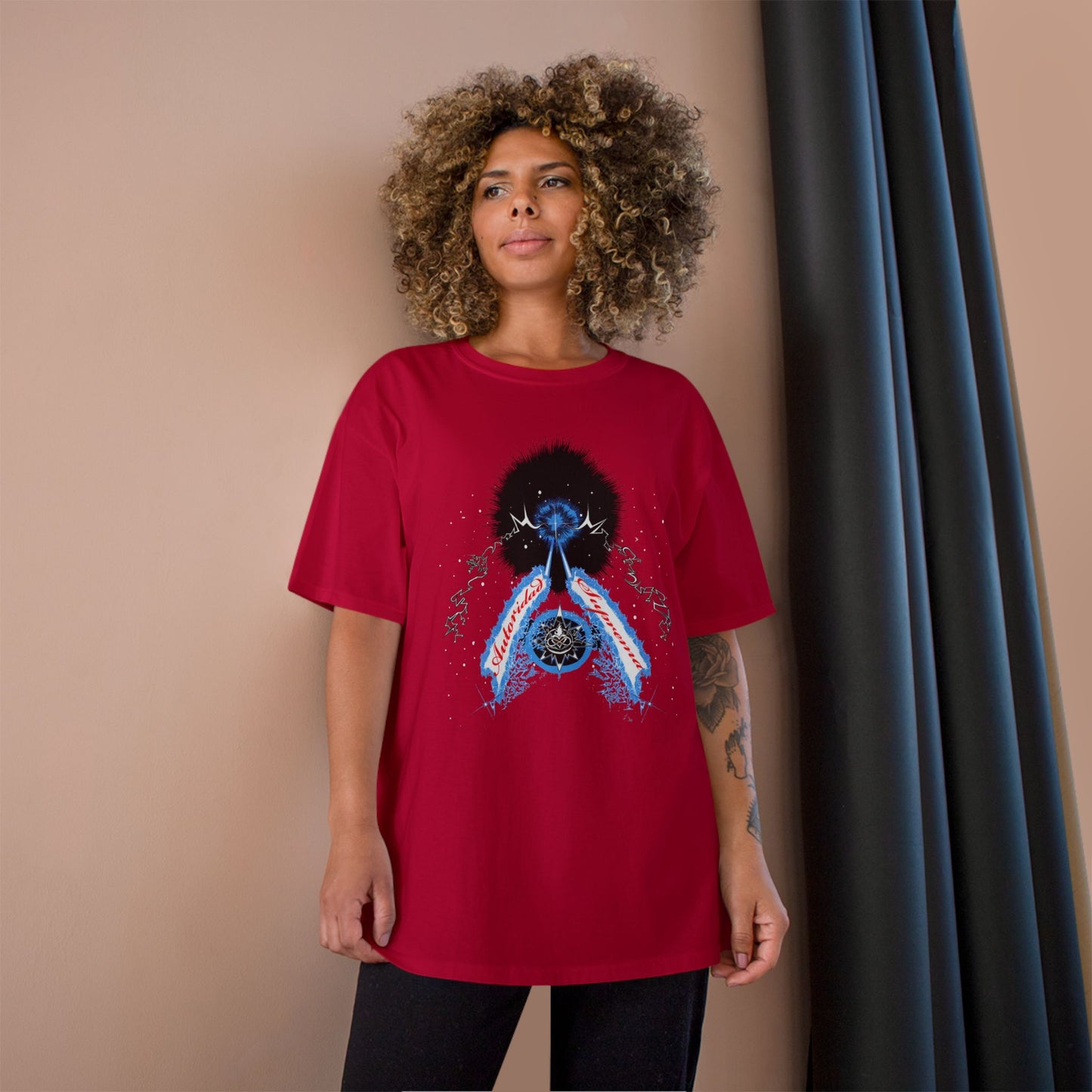 Autoridad Suprema Philipians 4:13 Champion T-Shirt