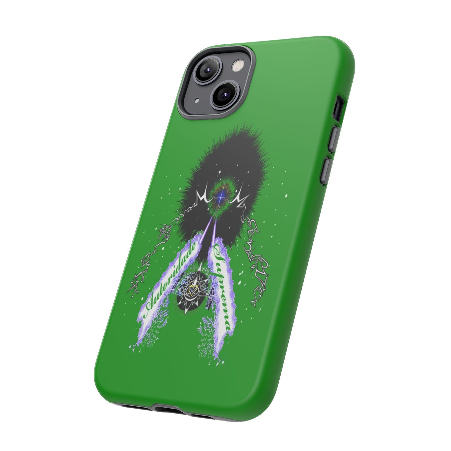 Autoridade Suprema -Portuguese -Green-Iphone only! Tough Cases