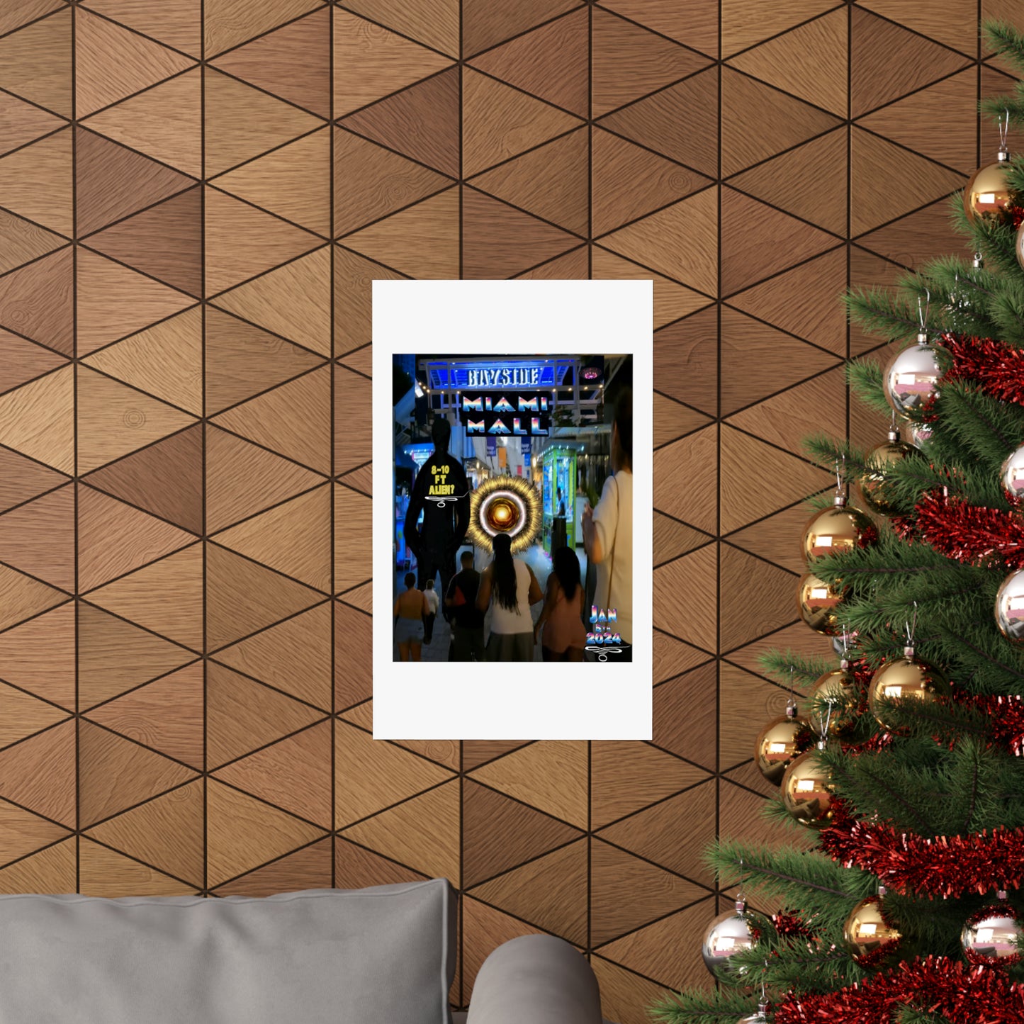 Miami Alien Mall 2 - Matte Vertical Posters