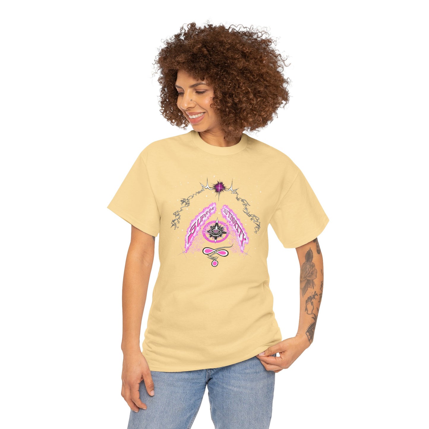 Copy of Supreme Authority pink! Unisex Heavy Cotton Tee
