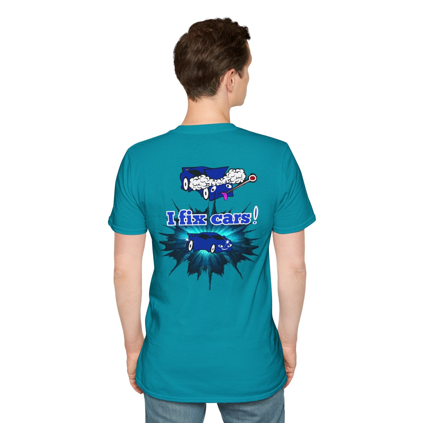 I fix cars! - Unisex Softstyle T-Shirt