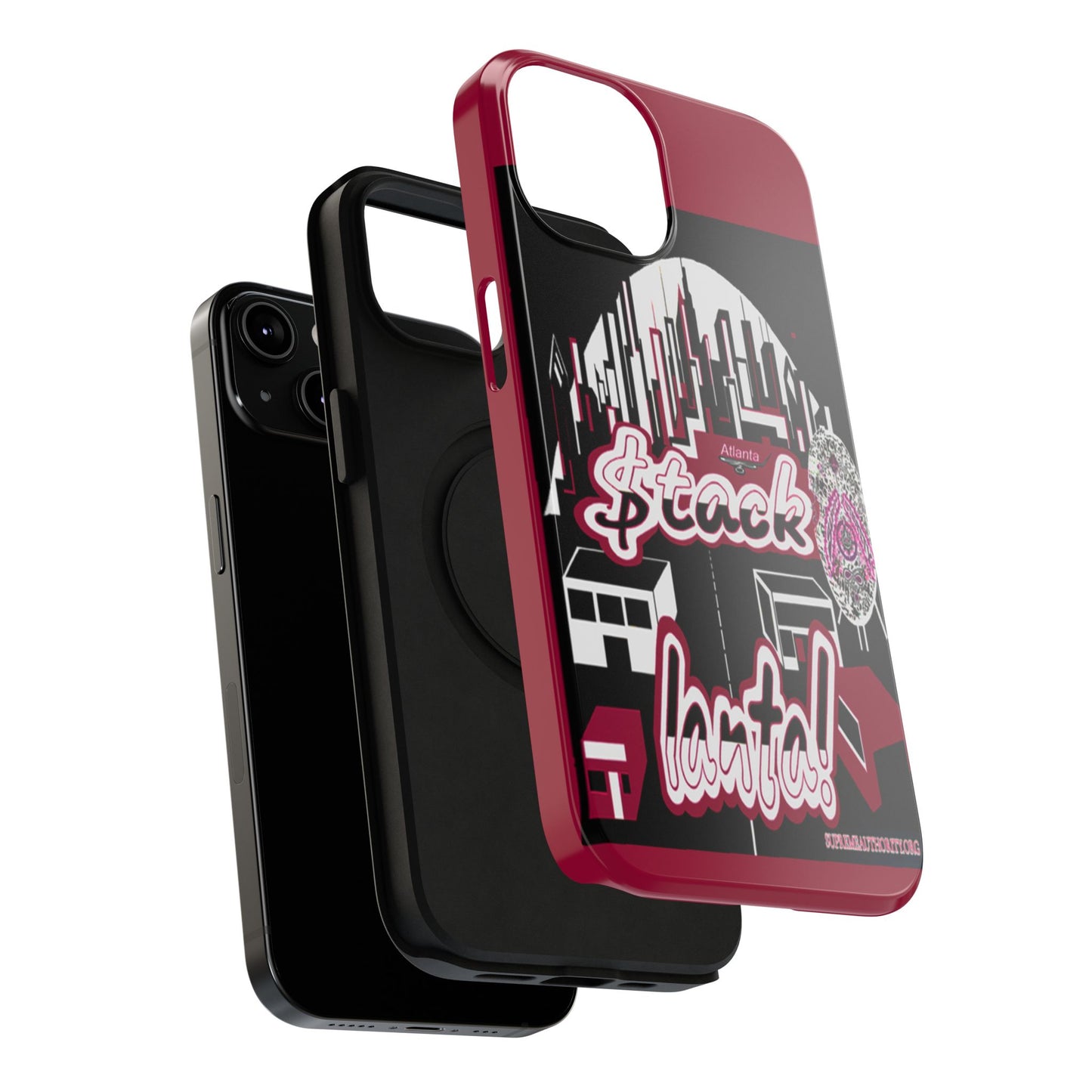 Stack-lanta 2!Remix Red Supreme Authority Iphone ONLY -Impact-Resistant Cases