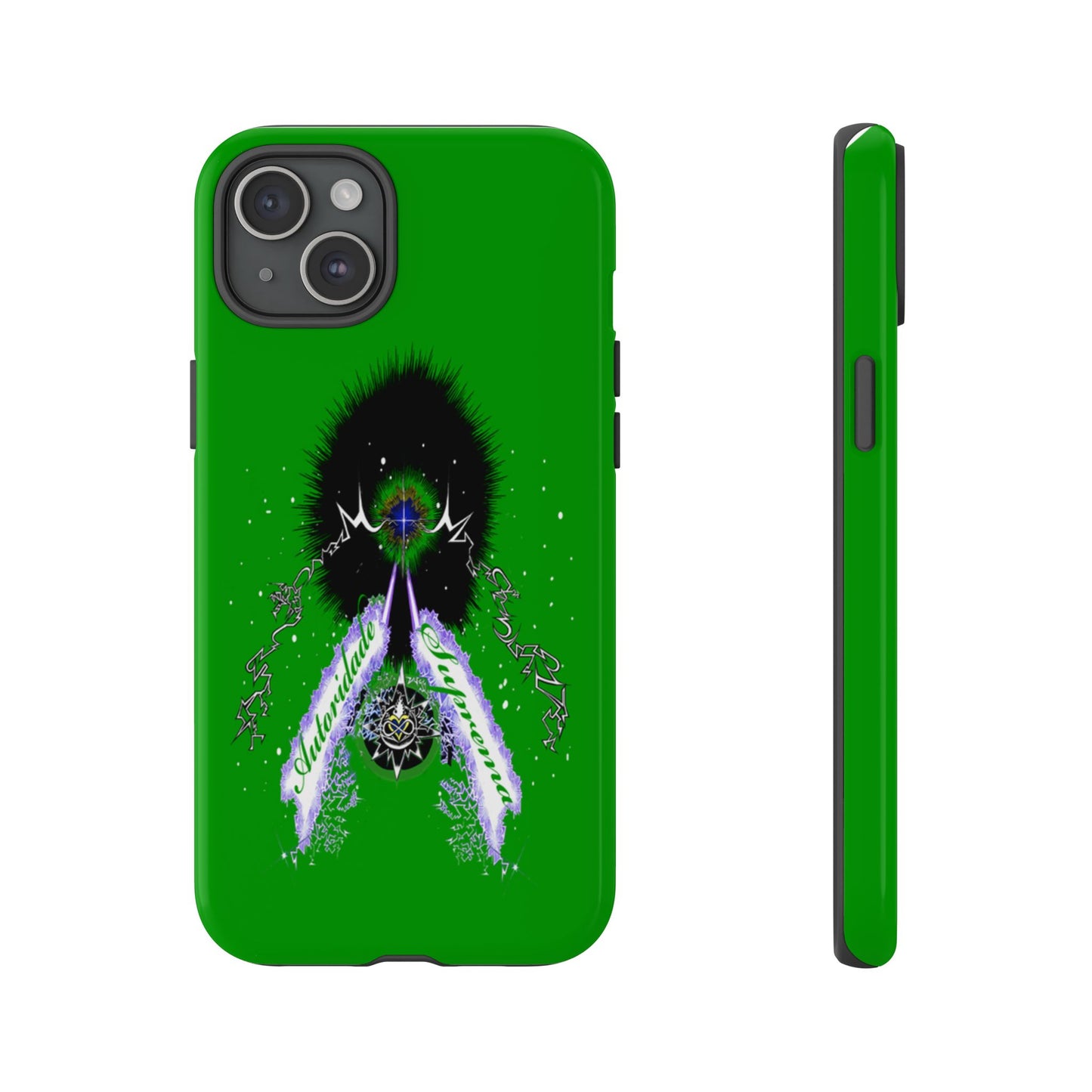 Autoridade Suprema -Portuguese -Green-Iphone only! Tough Cases