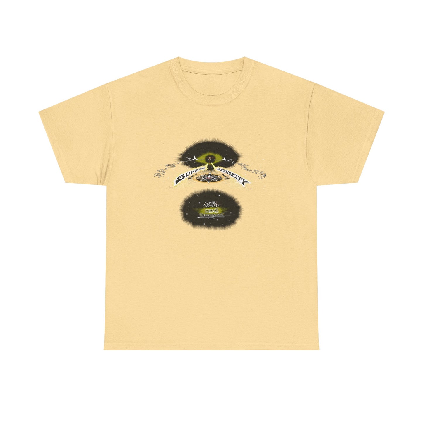 Copy of Supreme Authority god Power Gold -Unisex Heavy Cotton Tee