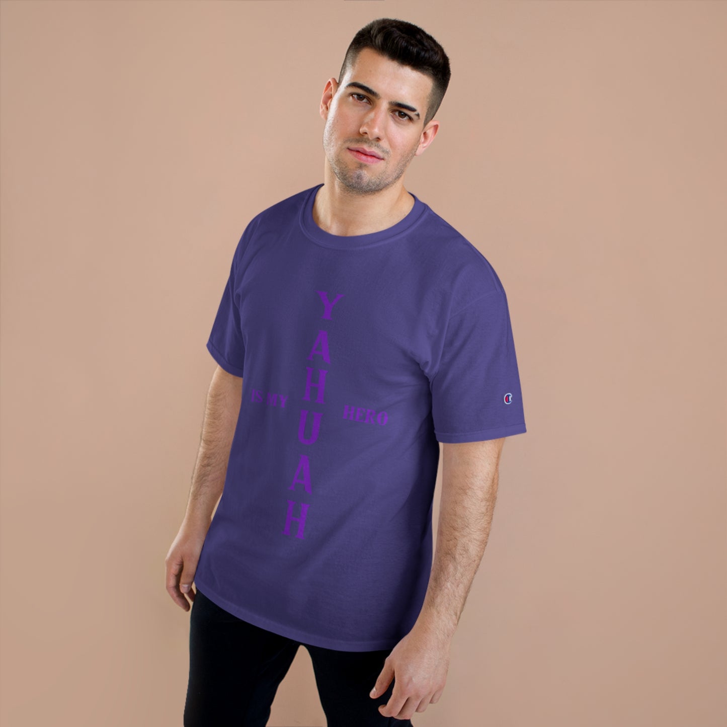 YAHUAH HERO -Lady J, custom - Champion T-Shirt