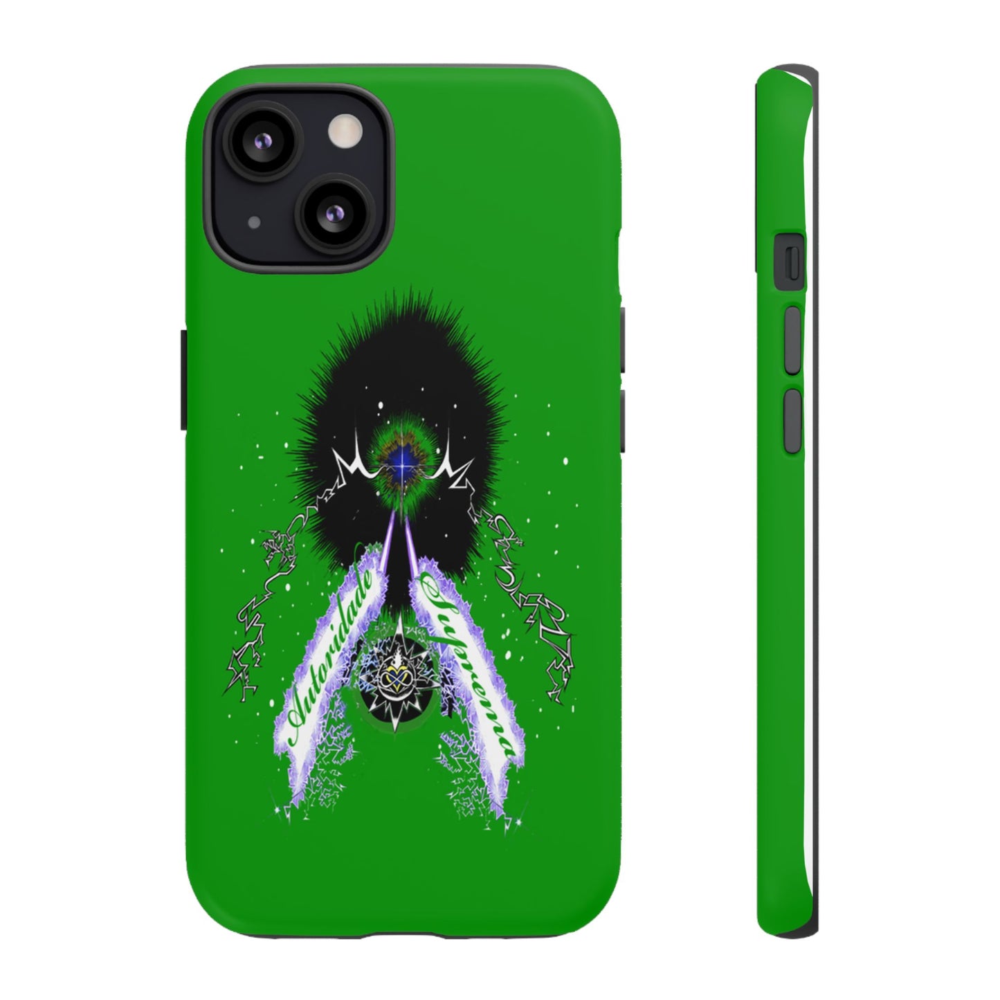 Autoridade Suprema -Portuguese -Green-Iphone only! Tough Cases