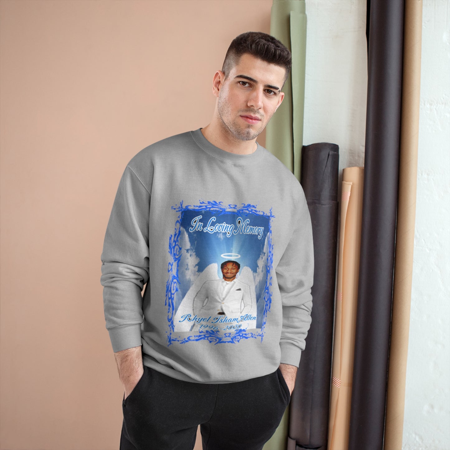 Rhyel - In Loving Memory - Custom - Champion Sweatshirt