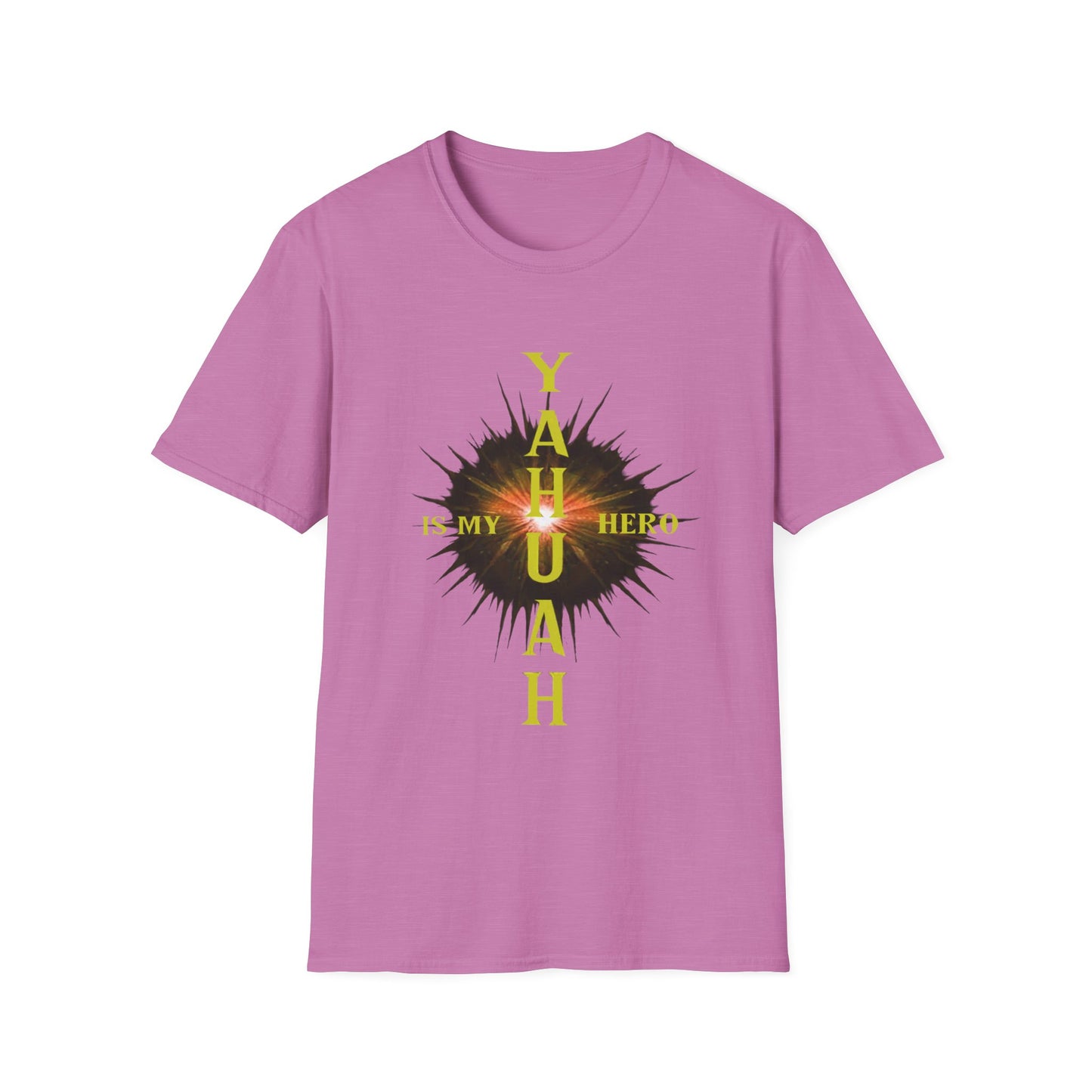 YAHUAH Is my HERO - Unisex Softstyle T-Shirt