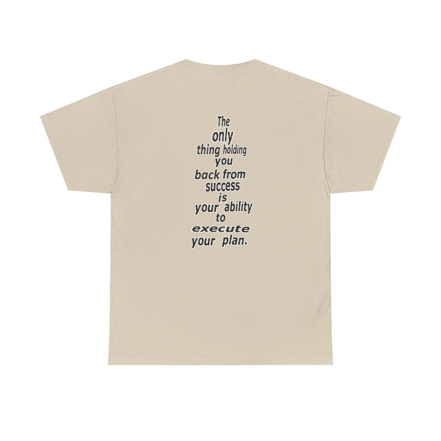 Copy of Million Dollar Mentality 2 w/ Life Hack Unisex Heavy Cotton Tee