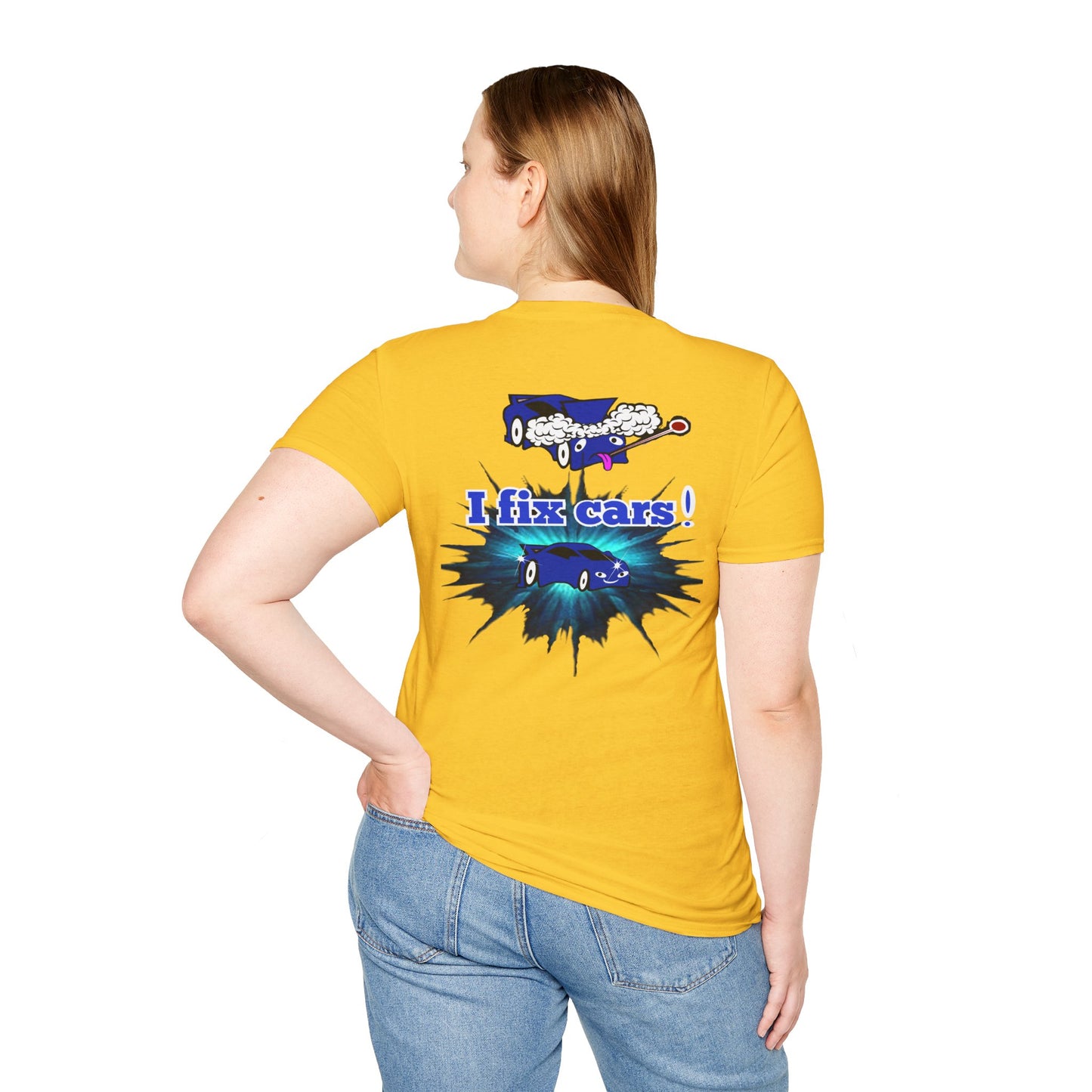 I fix cars! - Unisex Softstyle T-Shirt