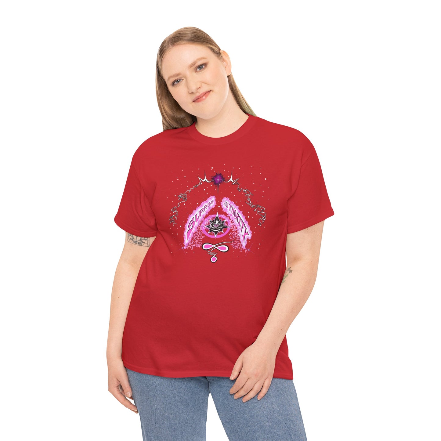 Copy of Supreme Authority pink! Unisex Heavy Cotton Tee